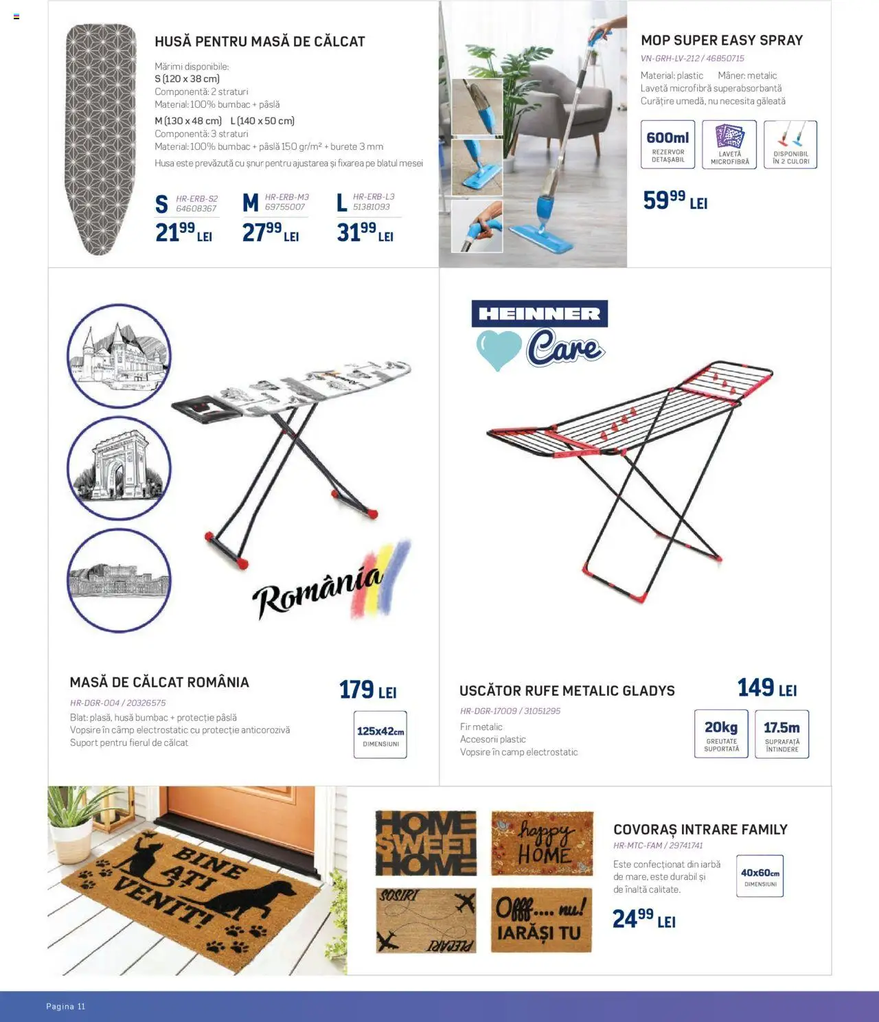 Catalog Selgros 16 Mai - 12 Iunie 2025 | Pagina 12 | Produse: Mop, Uscător rufe, Masă de călcat, Bisiklet Aparatları