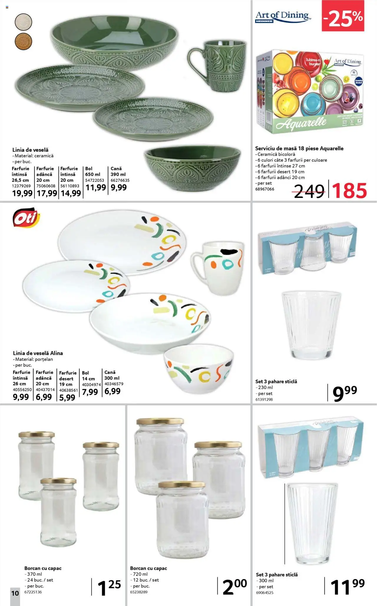 Catalog Selgros 16 - 29 Mai 2025 | Pagina 10 | Produse: Pahare, Masă, Borcan, Farfurie