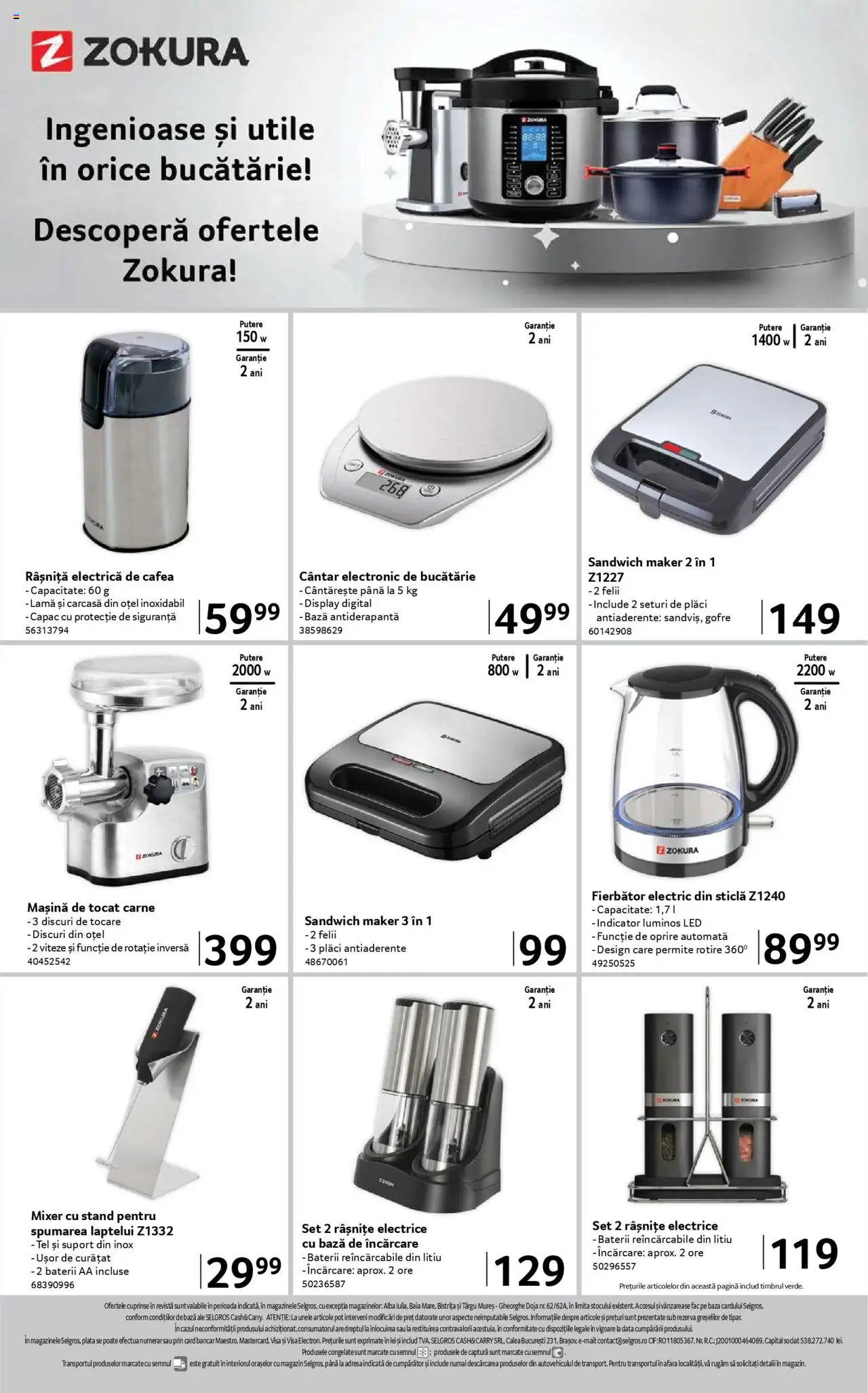 Catalog Selgros 16 - 29 Mai 2025 | Pagina 20 | Produse: Cântar, Bucătărie, Baterii, Gofre