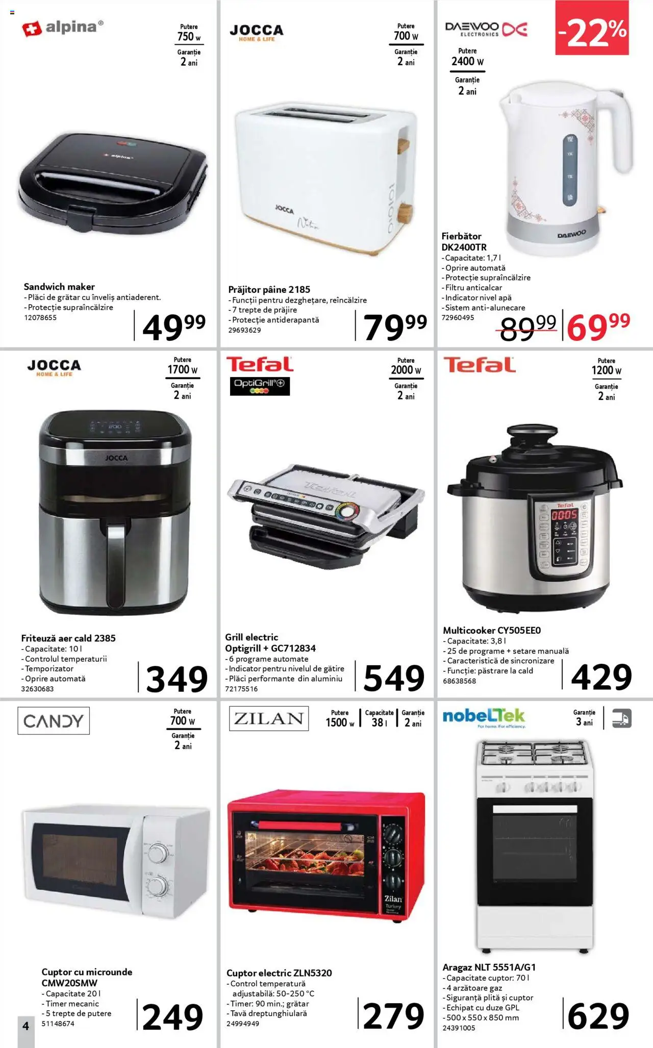 Catalog Selgros 16 - 29 Mai 2025 | Pagina 4 | Produse: Plită, Grill, Pâine, Apă