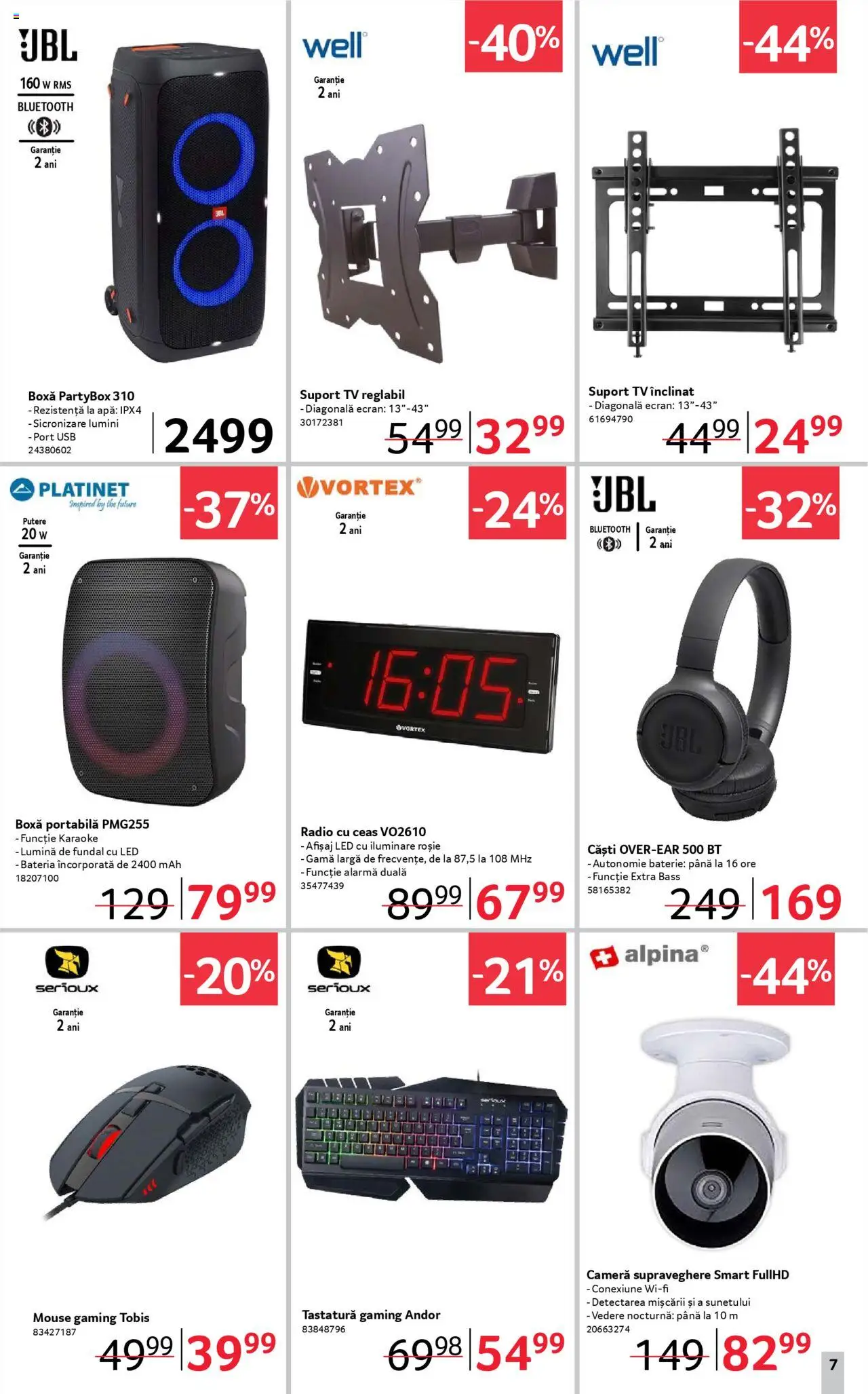 Catalog Selgros 16 - 29 Mai 2025 | Pagina 7 | Produse: Ceas, Radio, Baterie, Apă
