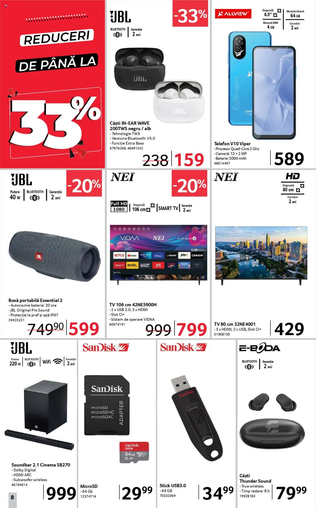 Catalog Selgros 16 - 29 Mai 2025 | Pagina 8 | Produse: Telefon, Memorie, Video, Apă