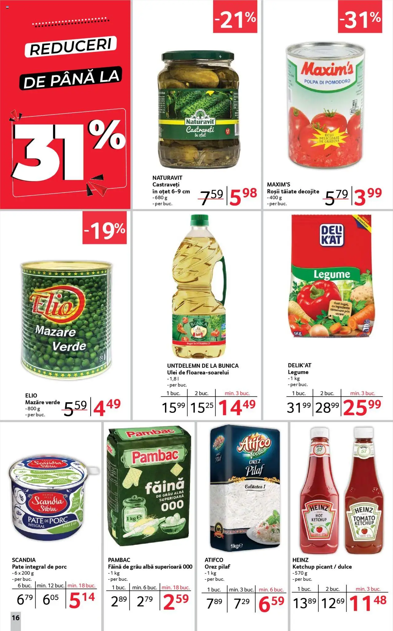 Catalog Selgros 16 - 29 Mai 2025 | Pagina 16 | Produse: Mazăre, Pate, Ulei, Oțet