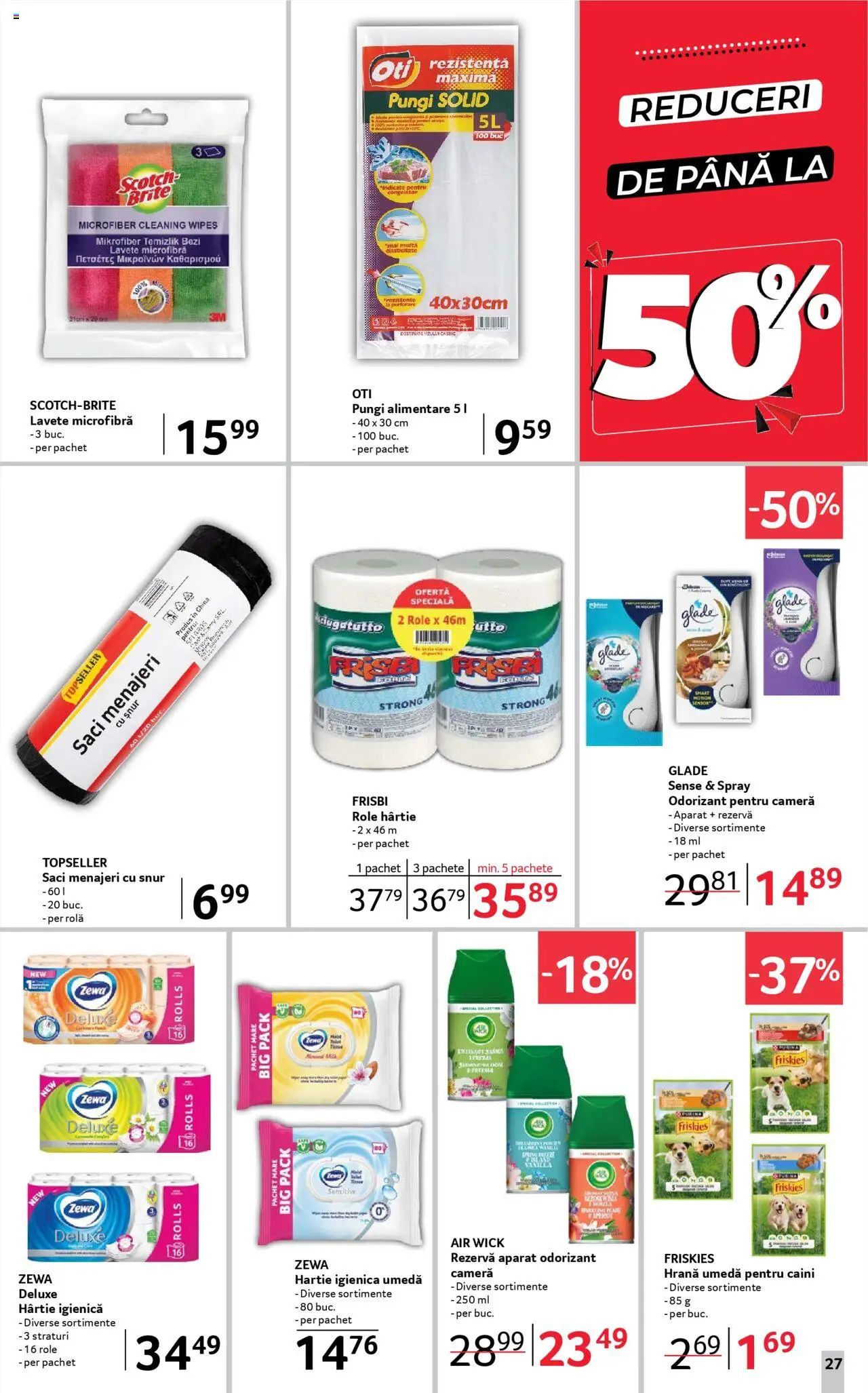 Catalog Selgros 16 - 29 Mai 2025 | Pagina 27 | Produse: Cameră, Saci menajeri, Role, Lavete