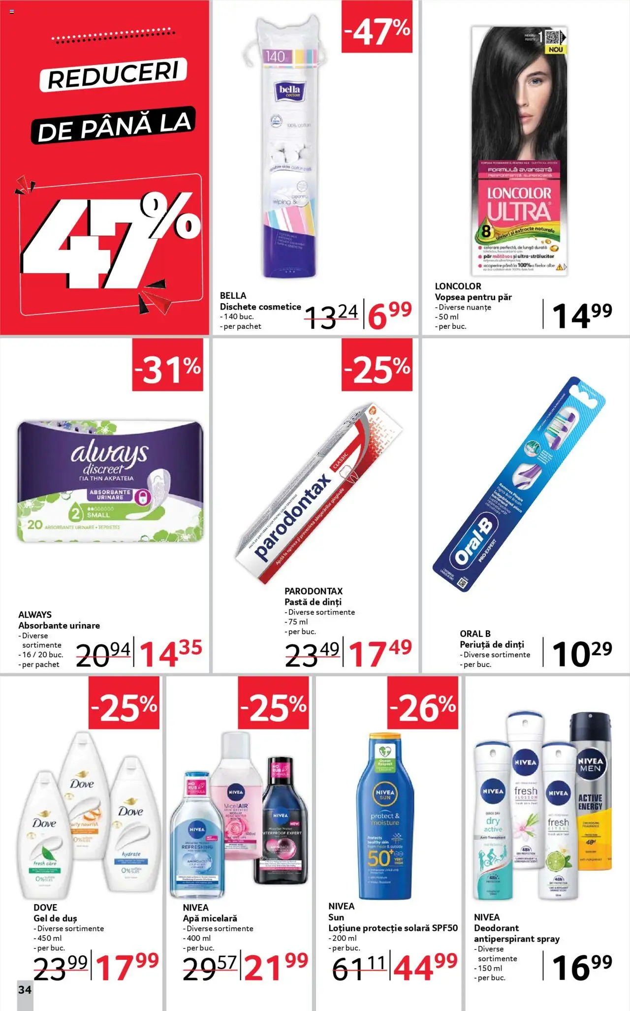 Catalog Selgros 16 - 29 Mai 2025 | Pagina 34 | Produse: Duș, Deodorant, Antiperspirant, Pastă de dinți