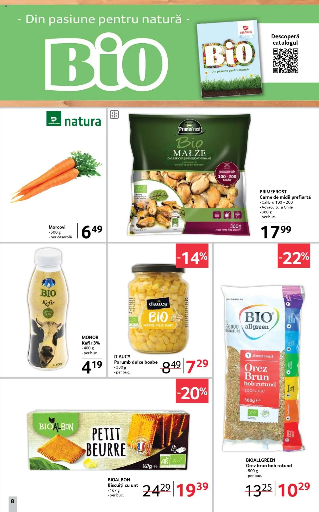 Catalog Selgros 16 - 29 Mai 2025 | Pagina 8 | Produse: Biscuiți, Morcovi, Porumb, Condimente