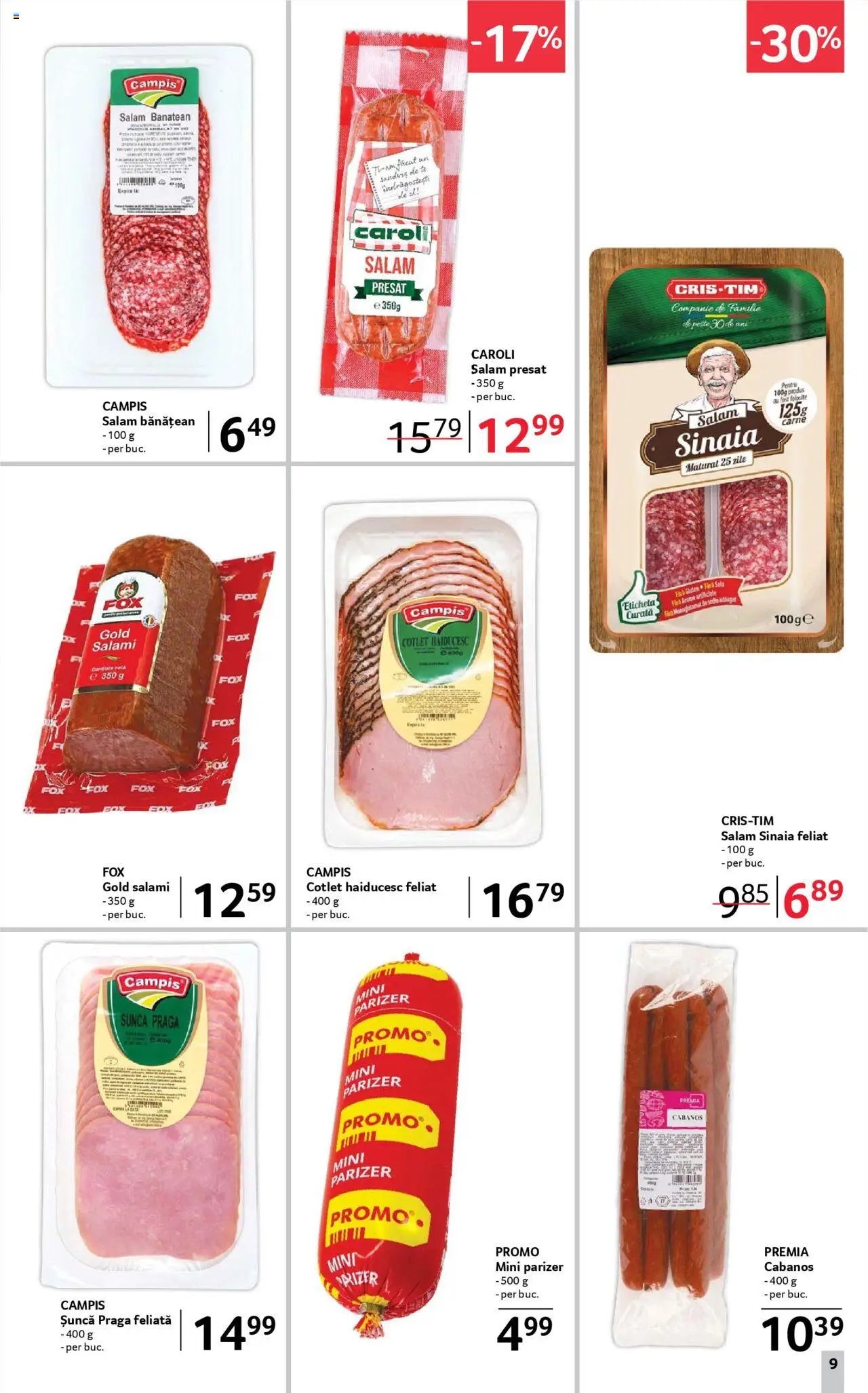 Catalog Selgros 16 - 29 Mai 2025 | Pagina 9 | Produse: Lait de coco, Salam, Șuncă, Parizer