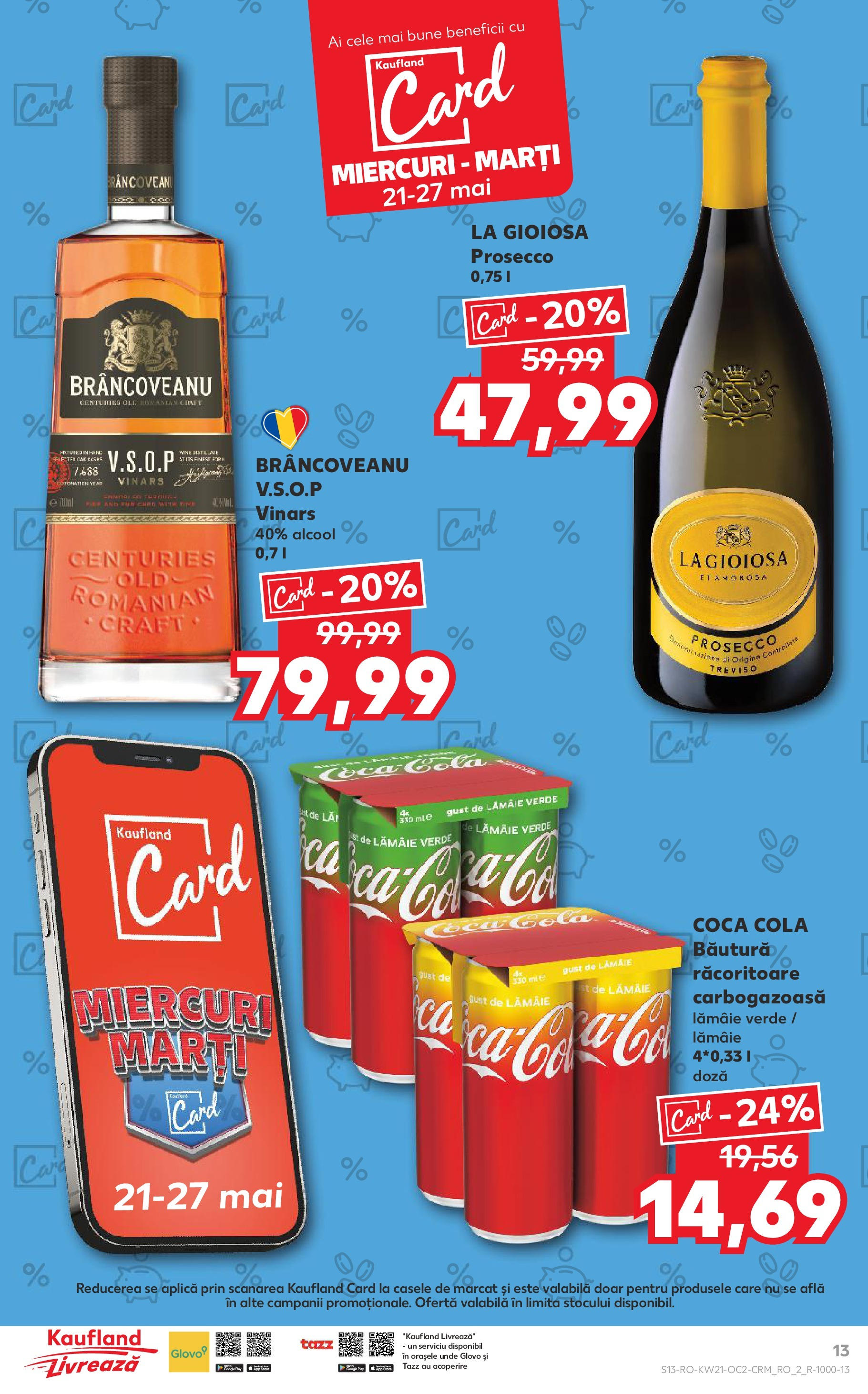 Catalog Kaufland 21 - 27 Mai 2025 | Pagina 13 | Produse: Amerikan servis, Prosecco, Lămâie