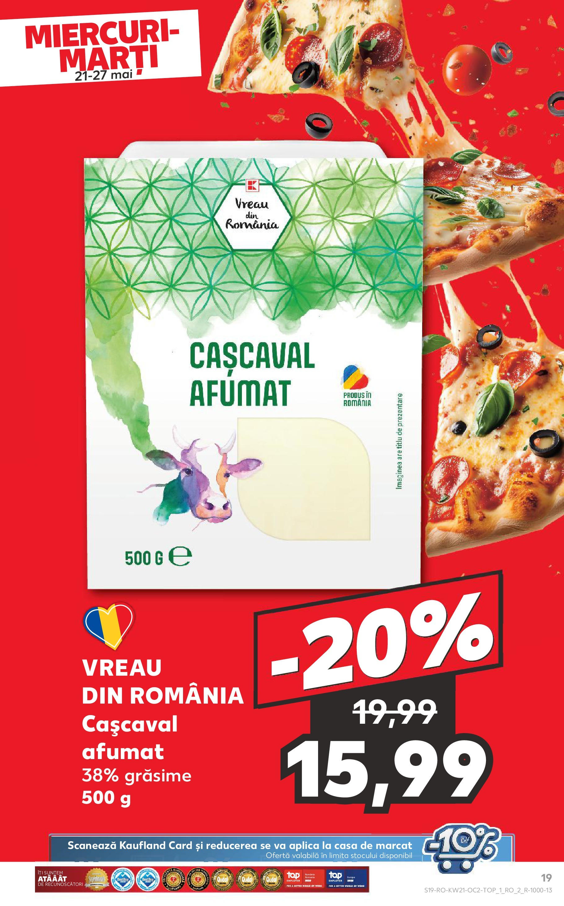 Catalog Kaufland 21 - 27 Mai 2025 | Pagina 19 | Produse: Cașcaval