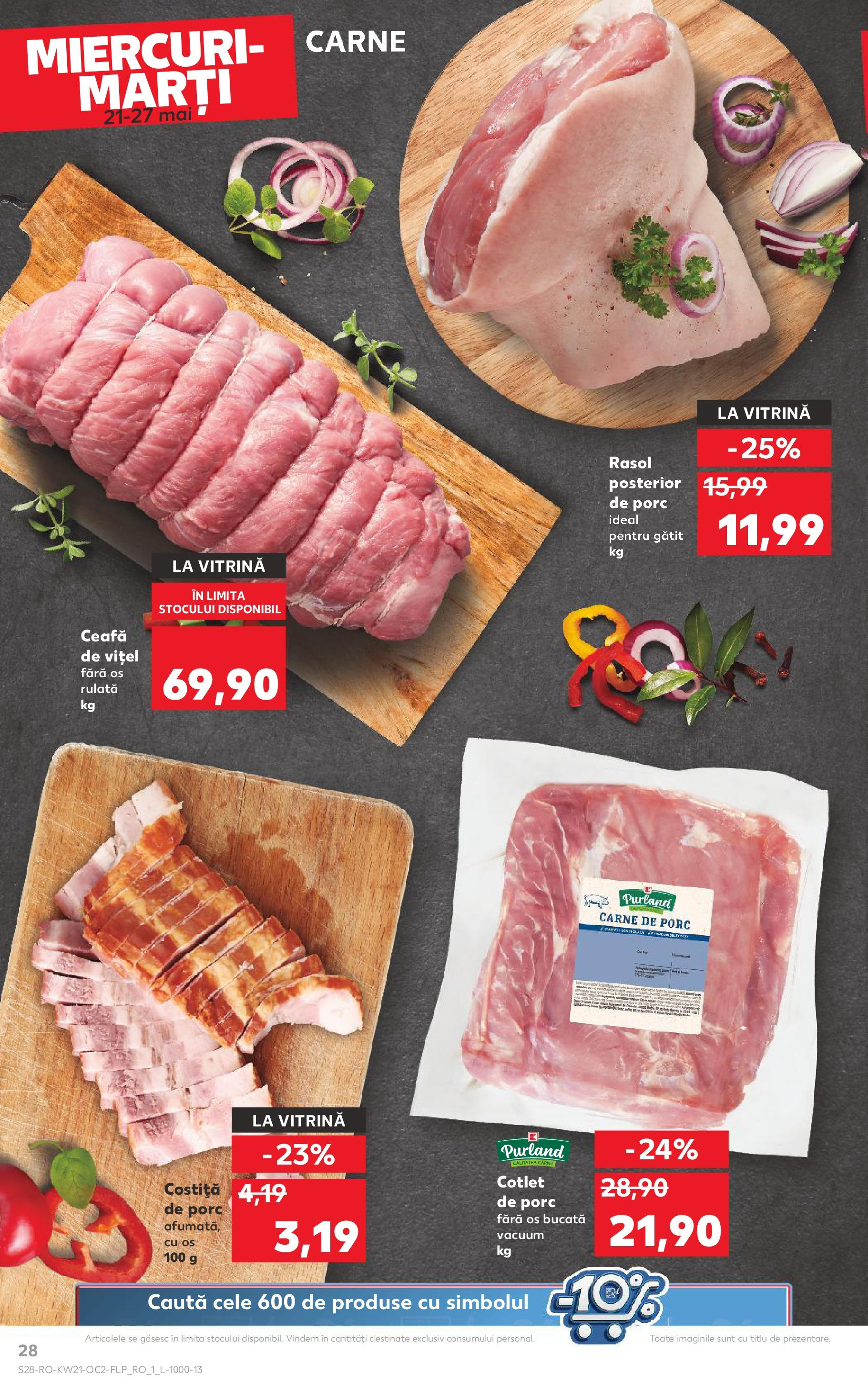 Catalog Kaufland 21 - 27 Mai 2025 | Pagina 28 | Produse: Lait de coco, Vitrină, Carne De Porc, Rasol
