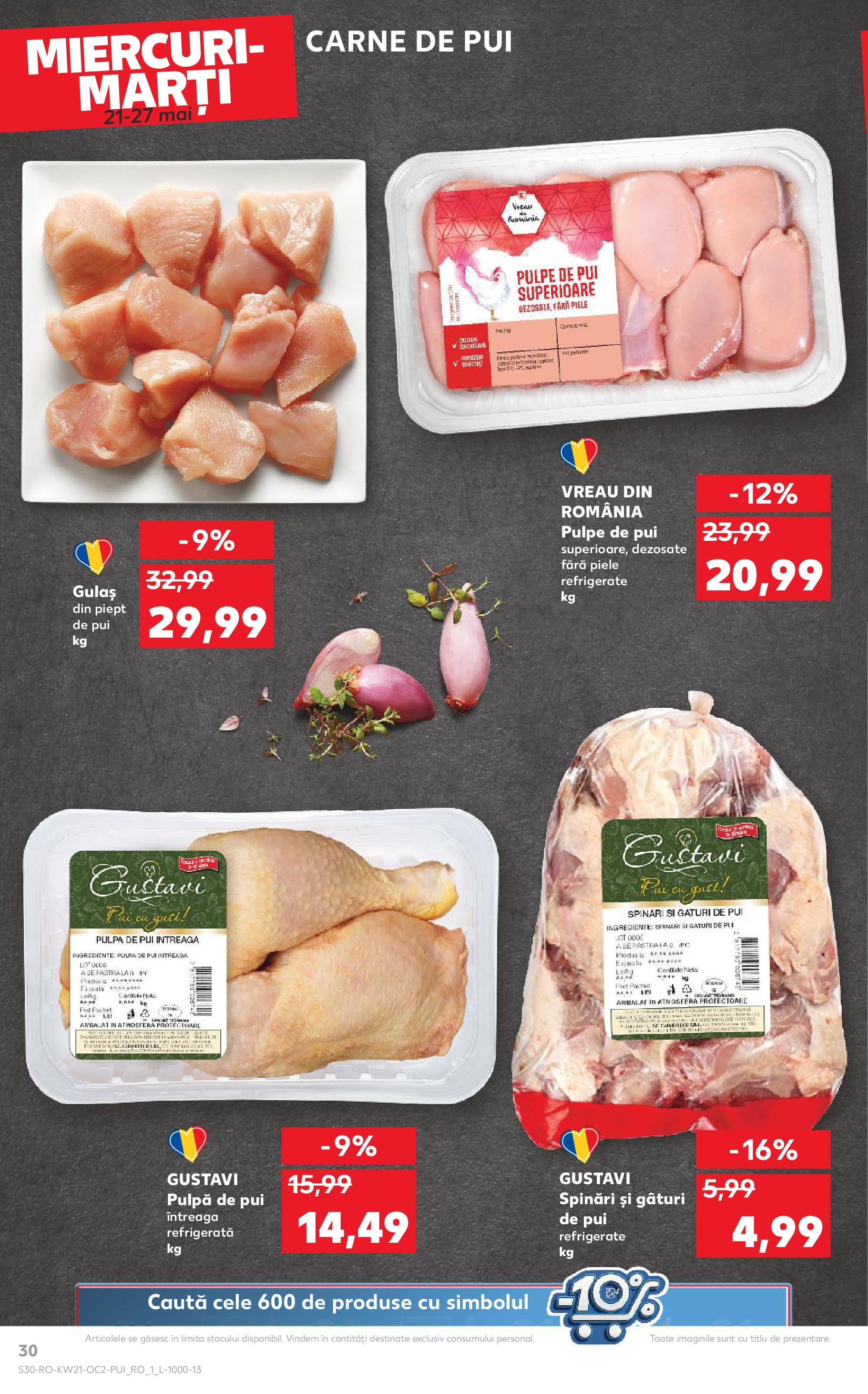 Catalog Kaufland 21 - 27 Mai 2025 | Pagina 30 | Produse: Hacıyatmaz Kedi Oyuncağı, Carne De Pui, Gulaș