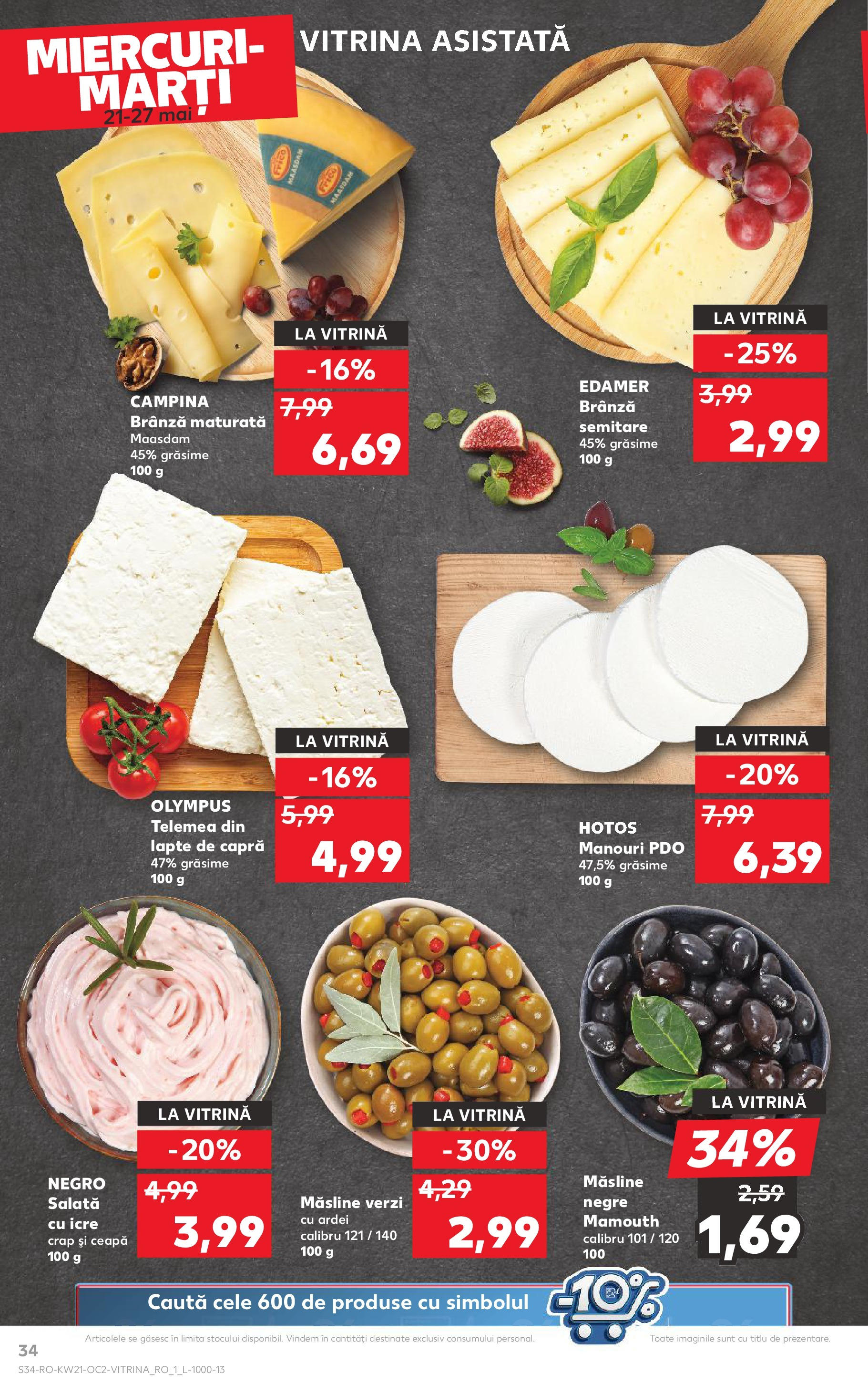 Catalog Kaufland 21 - 27 Mai 2025 | Pagina 34 | Produse: Vitrină, Ardei, Lapte, Ceapă