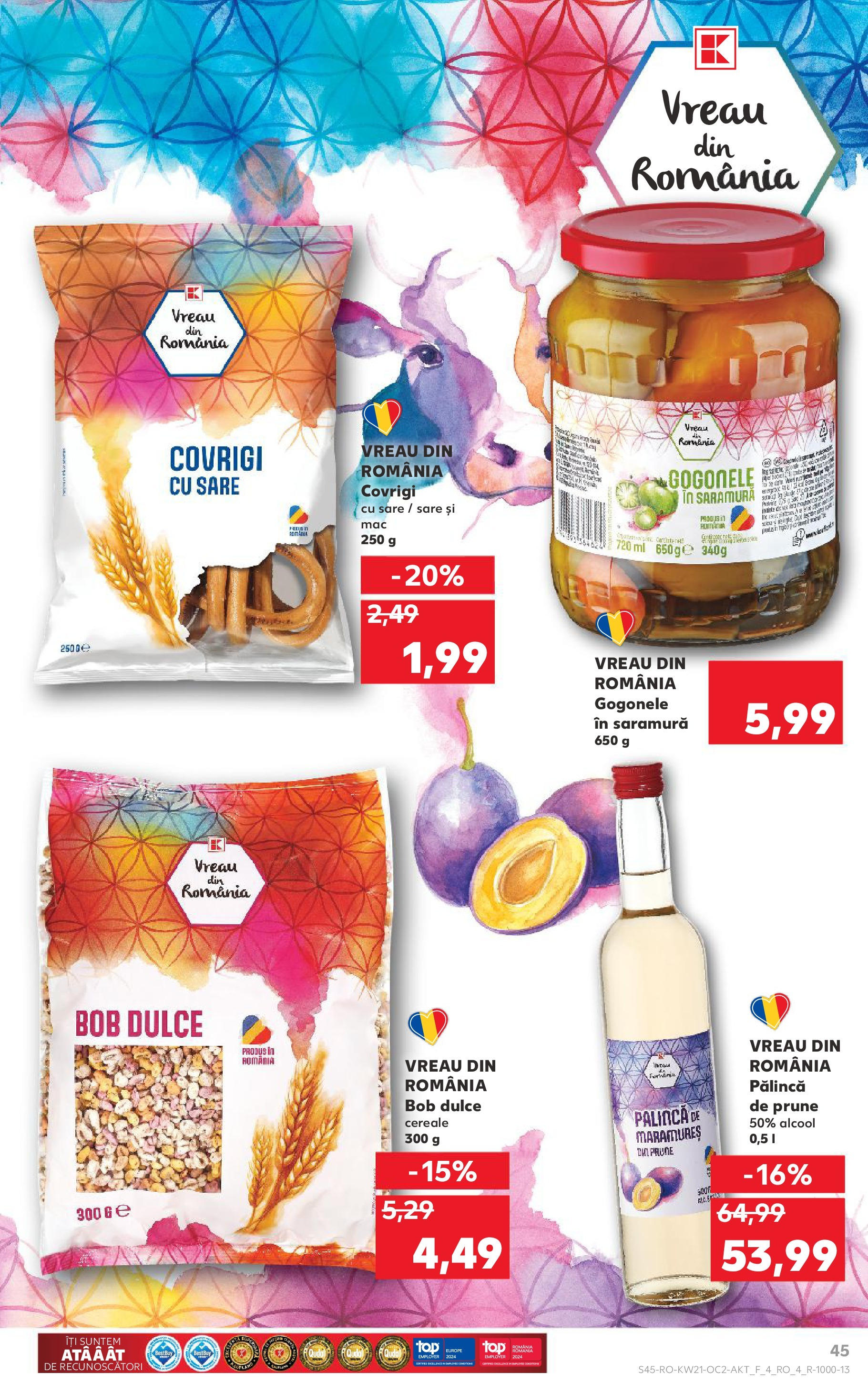 Catalog Kaufland 21 - 27 Mai 2025 | Pagina 45 | Produse: Prune, Cereale, Sare