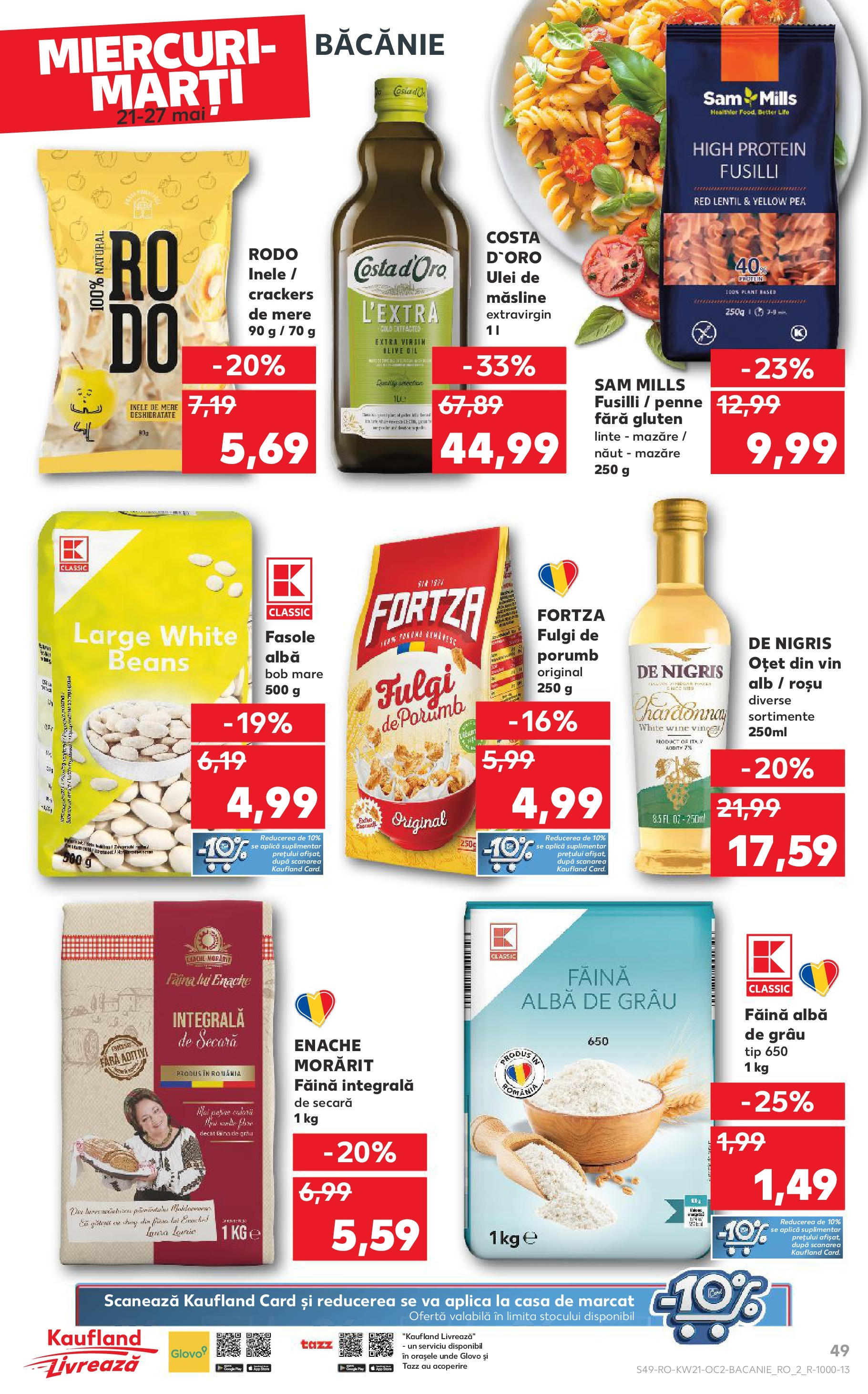 Catalog Kaufland 21 - 27 Mai 2025 | Pagina 49 | Produse: Măsline, Oțet, Vin, Făină