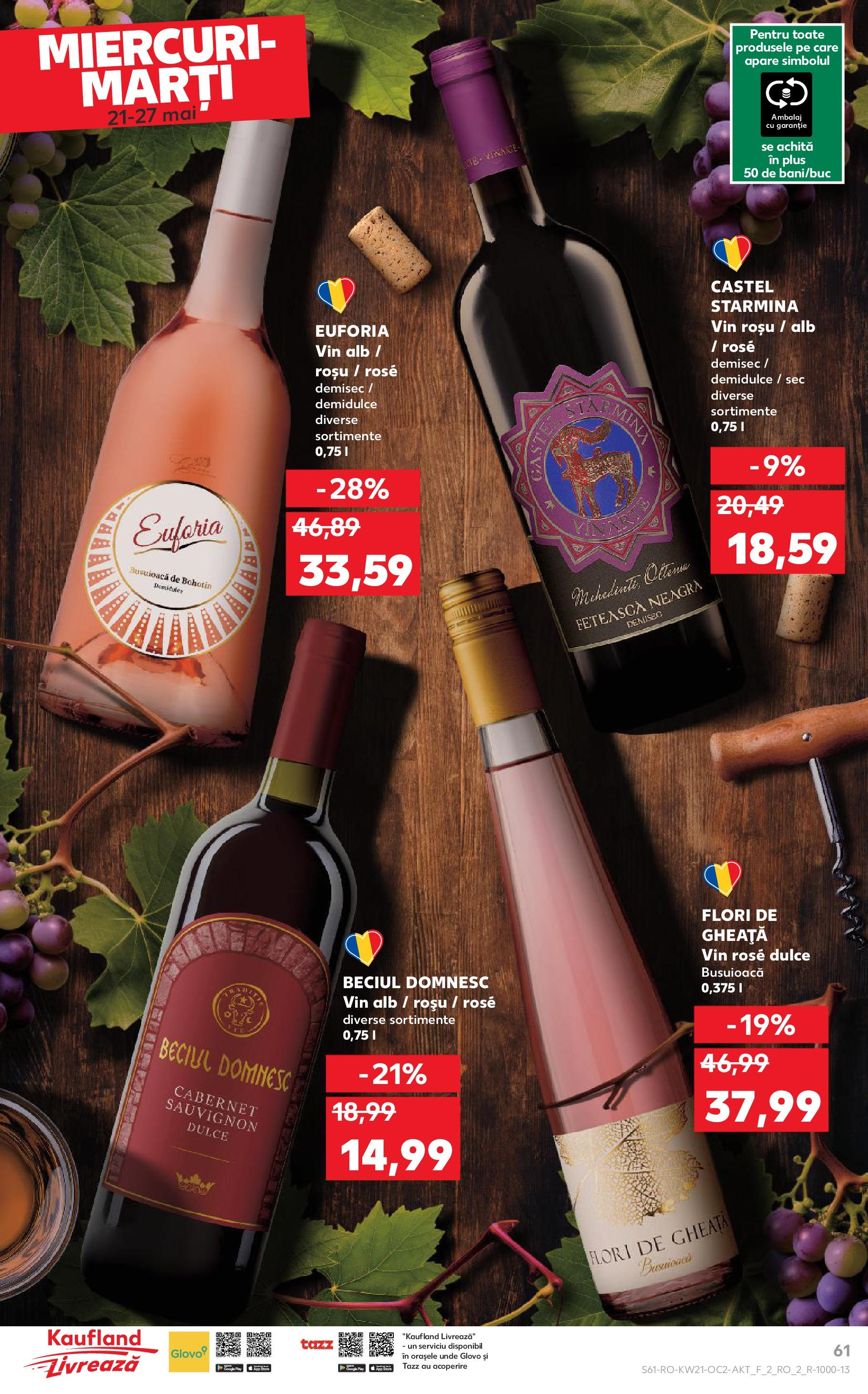 Catalog Kaufland 21 - 27 Mai 2025 | Pagina 61 | Produse: Vin