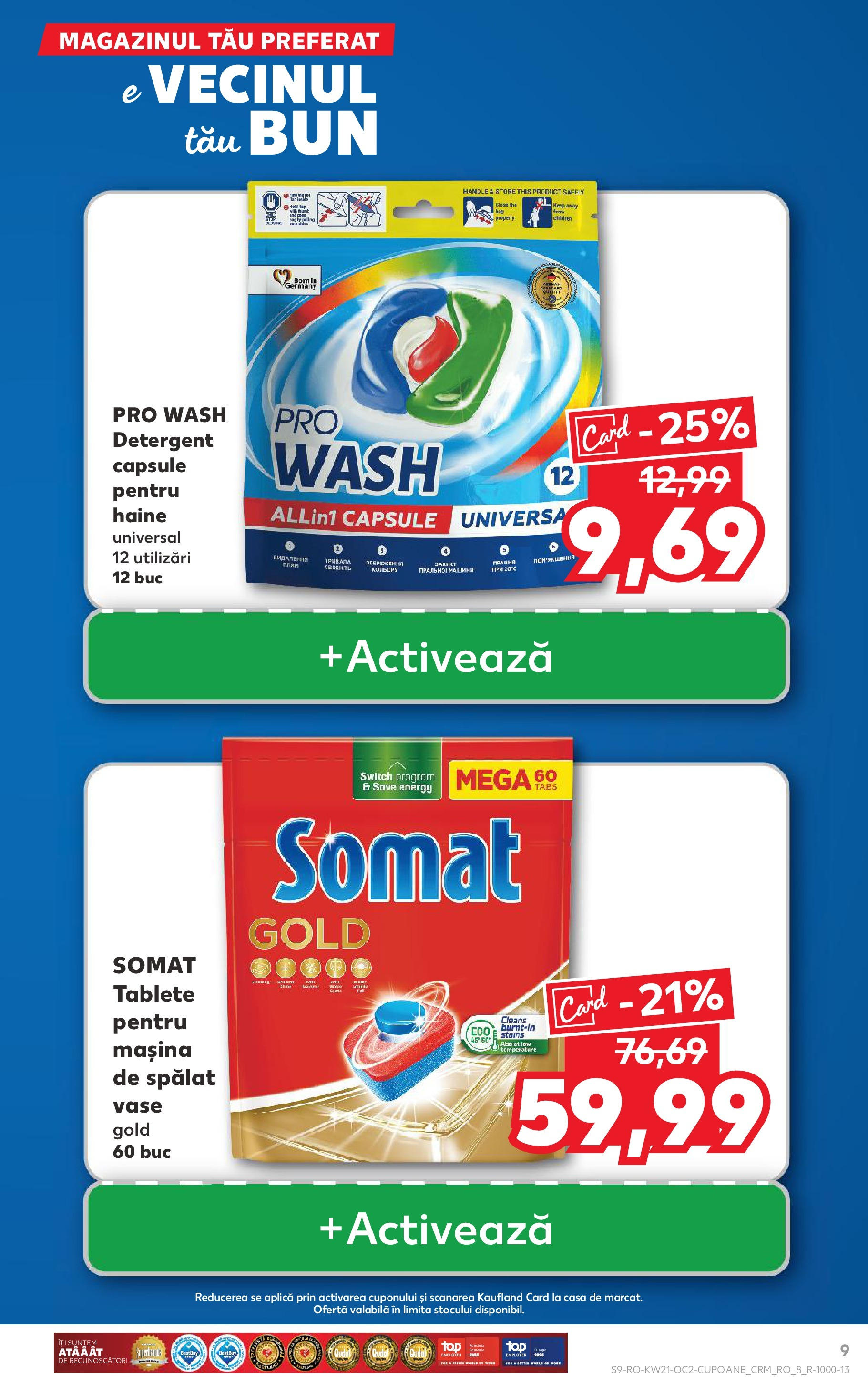 Catalog Kaufland 21 - 27 Mai 2025 | Pagina 9 | Produse: Detergent, Haine