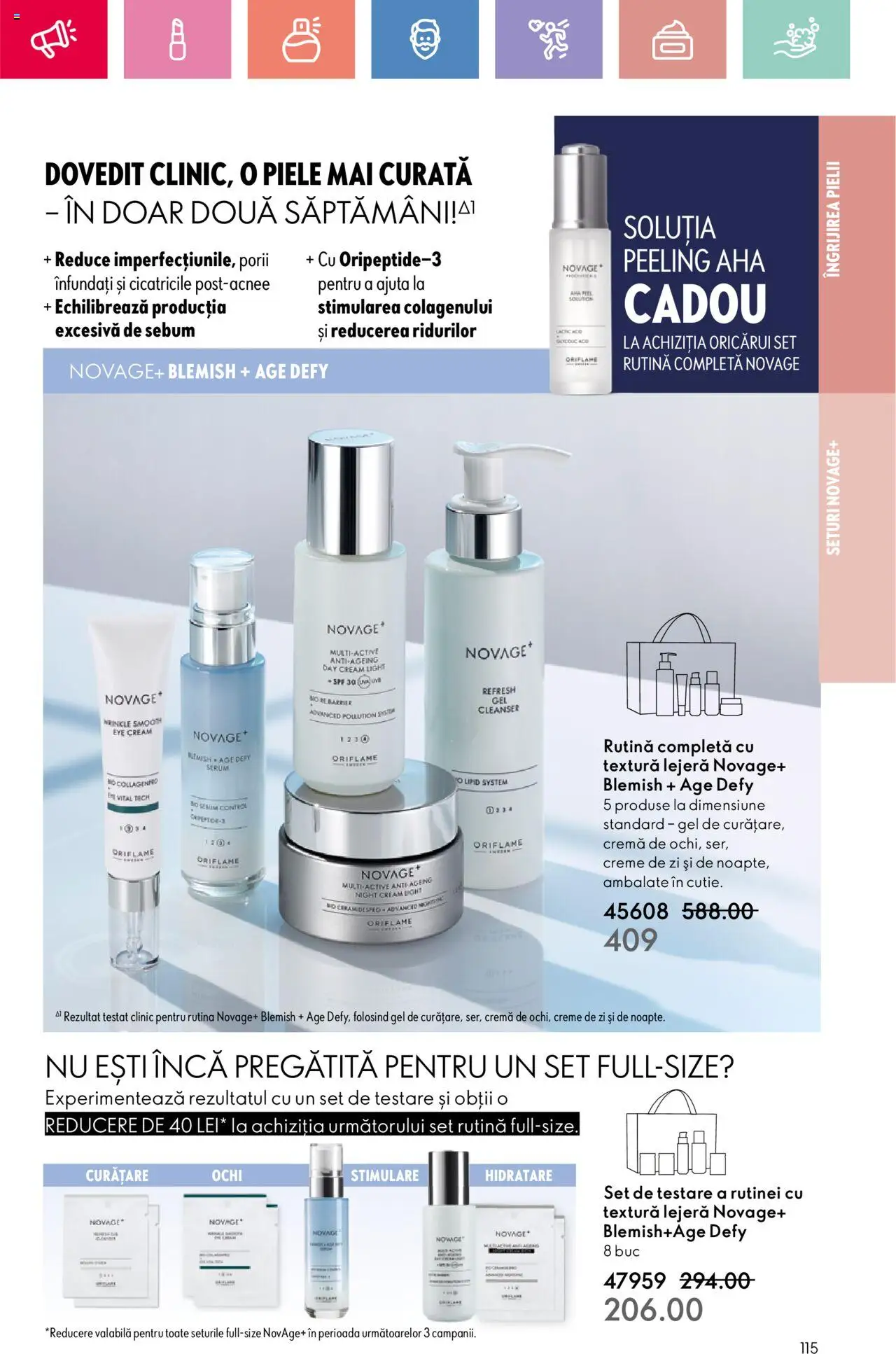 Catalog Oriflame 15 Iunie - 5 Iulie 2025 | Pagina 115 | Produse: Serum, Cremă, Peeling