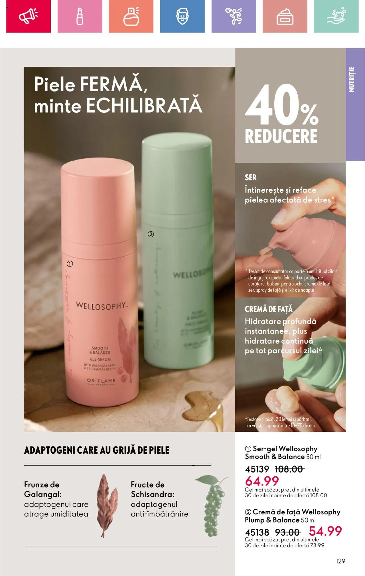 Catalog Oriflame 15 Iunie - 5 Iulie 2025 | Pagina 129 | Produse: Elixir, Balsam, Cremă, Fructe