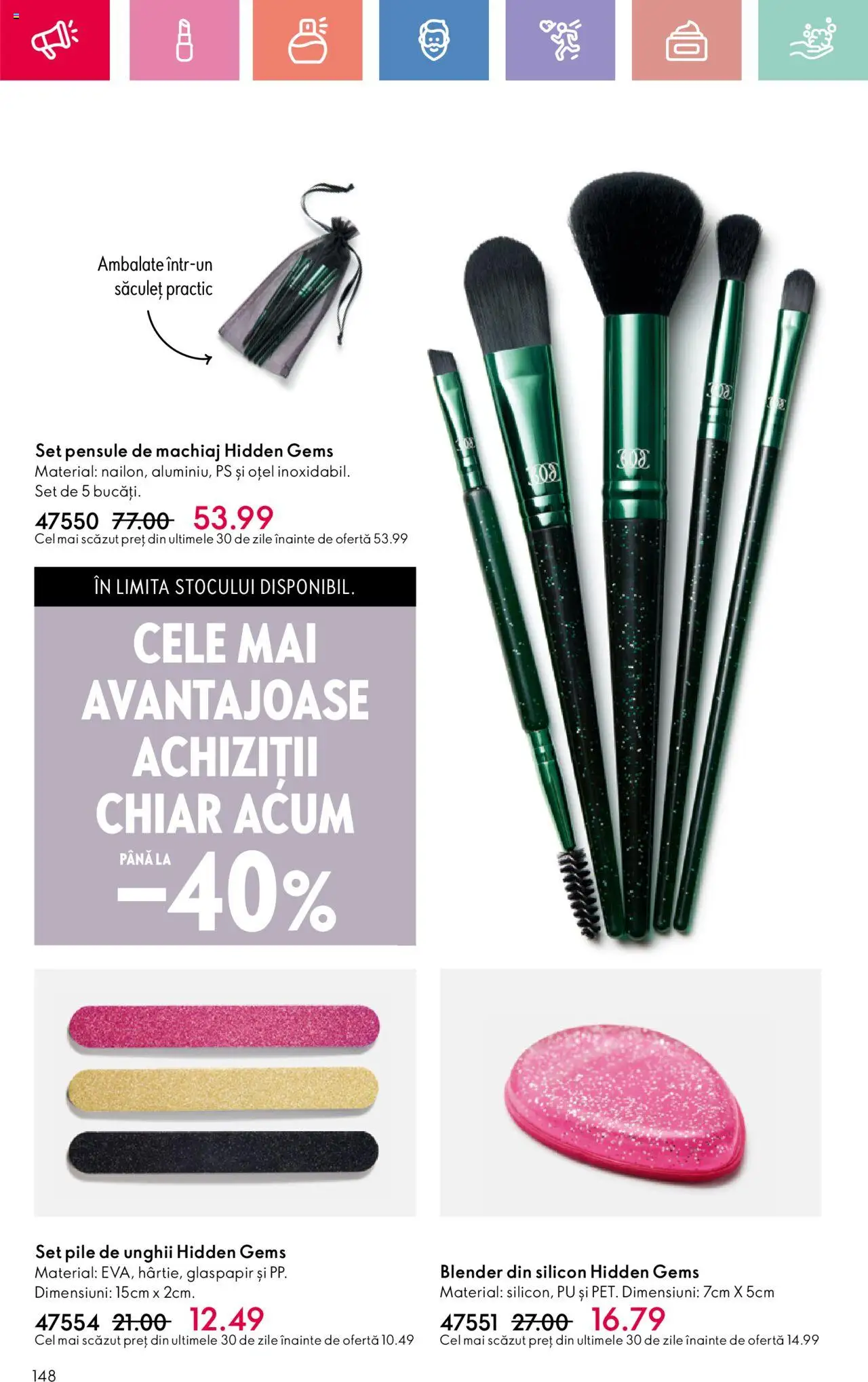 Catalog Oriflame 15 Iunie - 5 Iulie 2025 | Pagina 148 | Produse: Blender, Machiaj