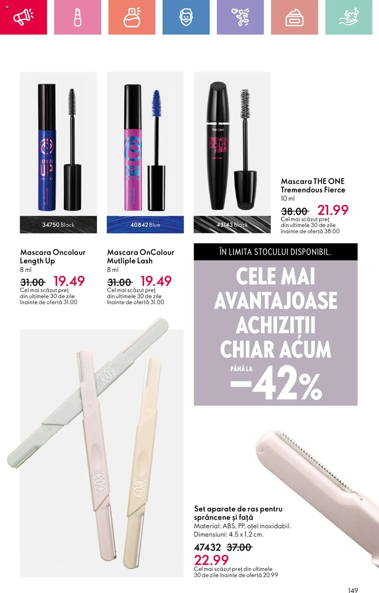 Catalog Oriflame 15 Iunie - 5 Iulie 2025 | Pagina 149 | Produse: Mascara