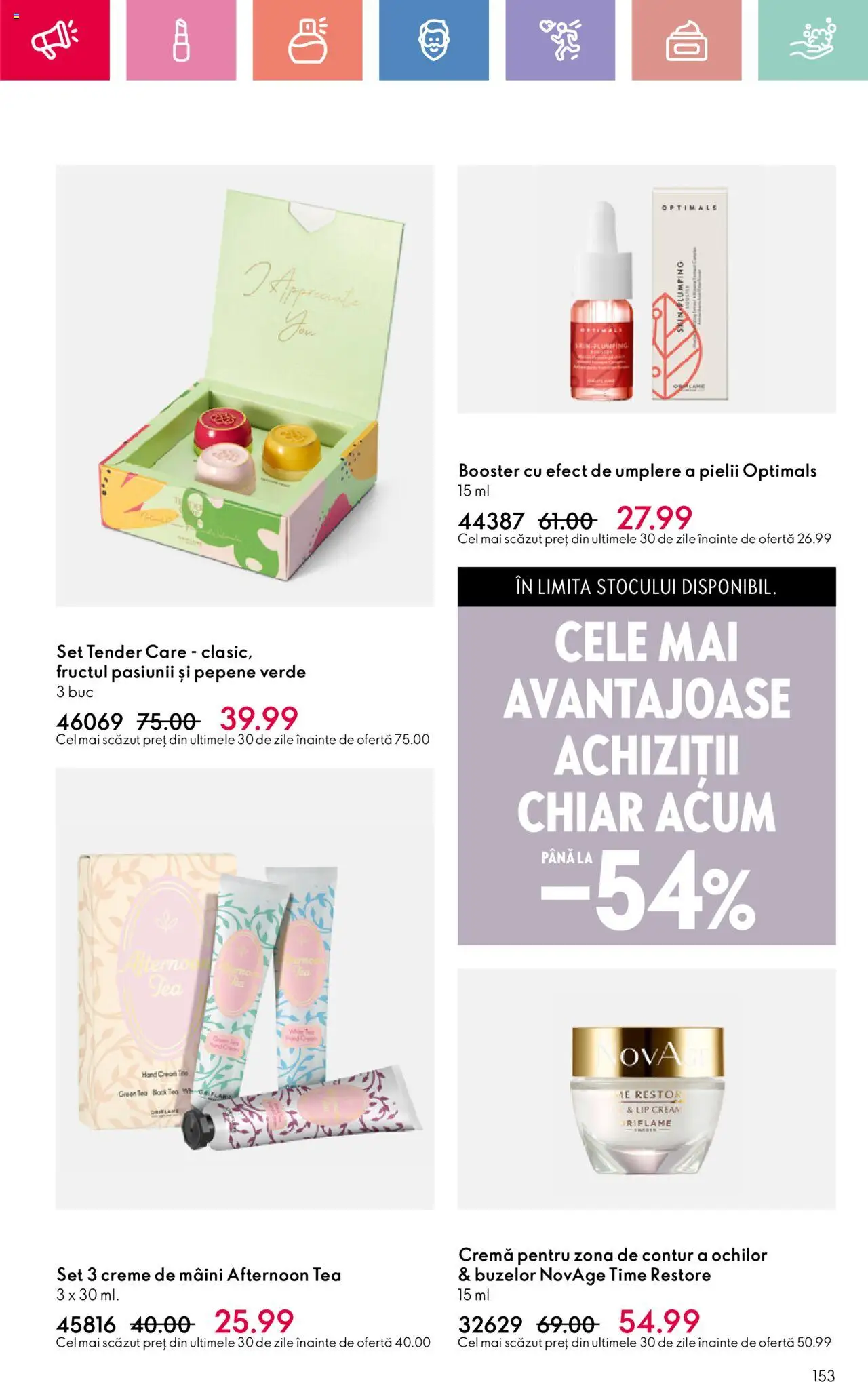 Catalog Oriflame 15 Iunie - 5 Iulie 2025 | Pagina 153 | Produse: Pepene Verde, Cremă
