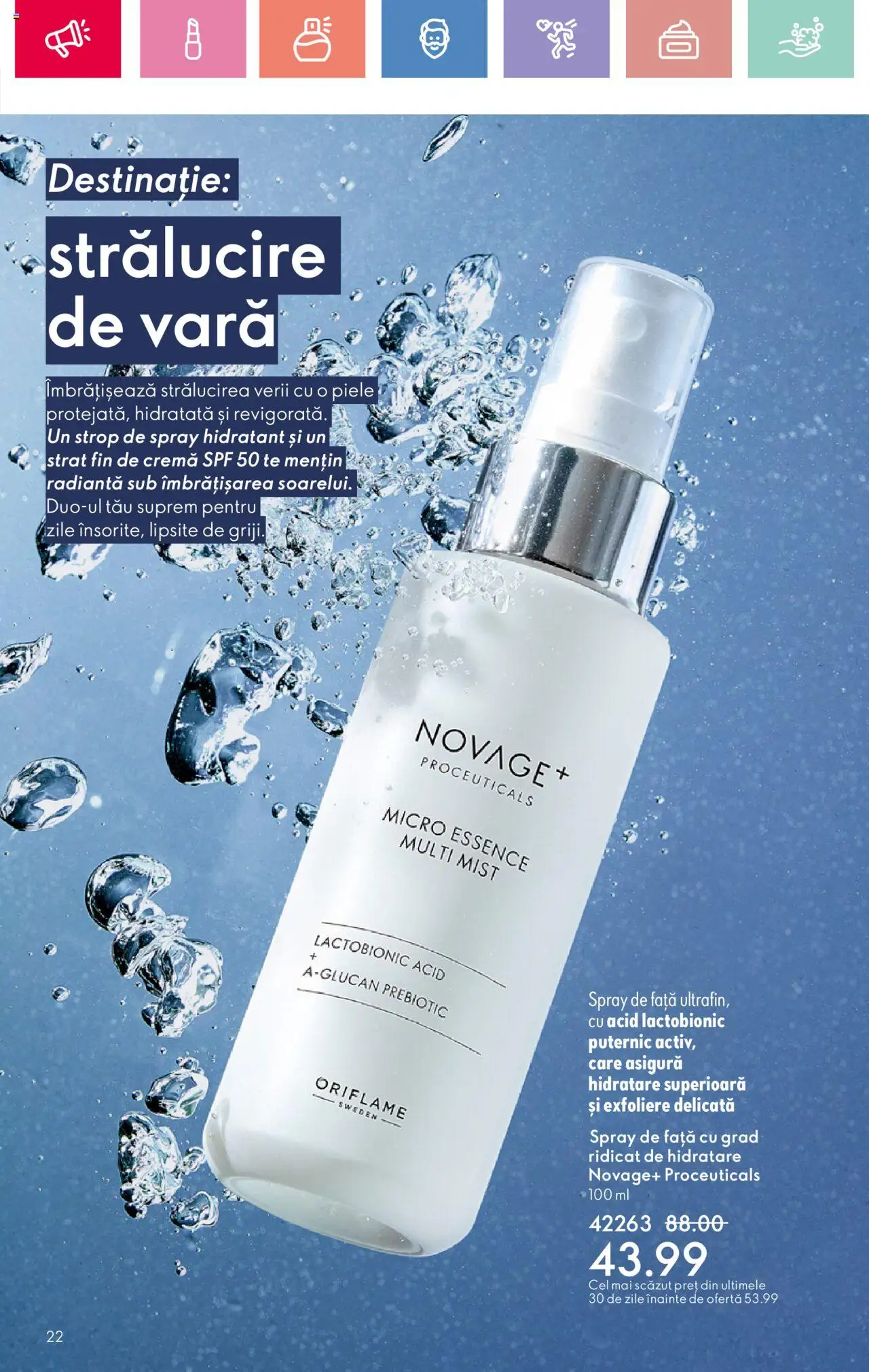 Catalog Oriflame 15 Iunie - 5 Iulie 2025 | Pagina 22 | Produse: Cremă
