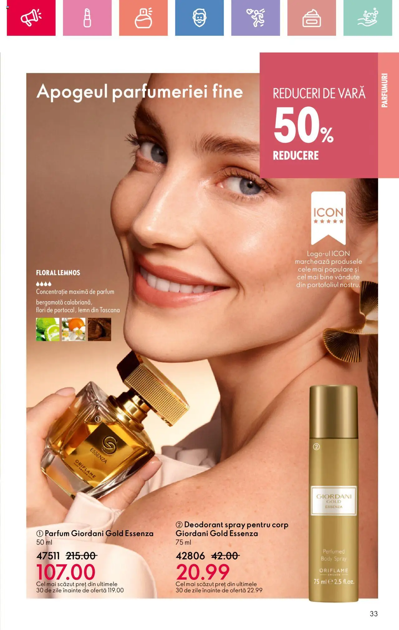 Catalog Oriflame 15 Iunie - 5 Iulie 2025 | Pagina 33 | Produse: Body, Parfum, Deodorant