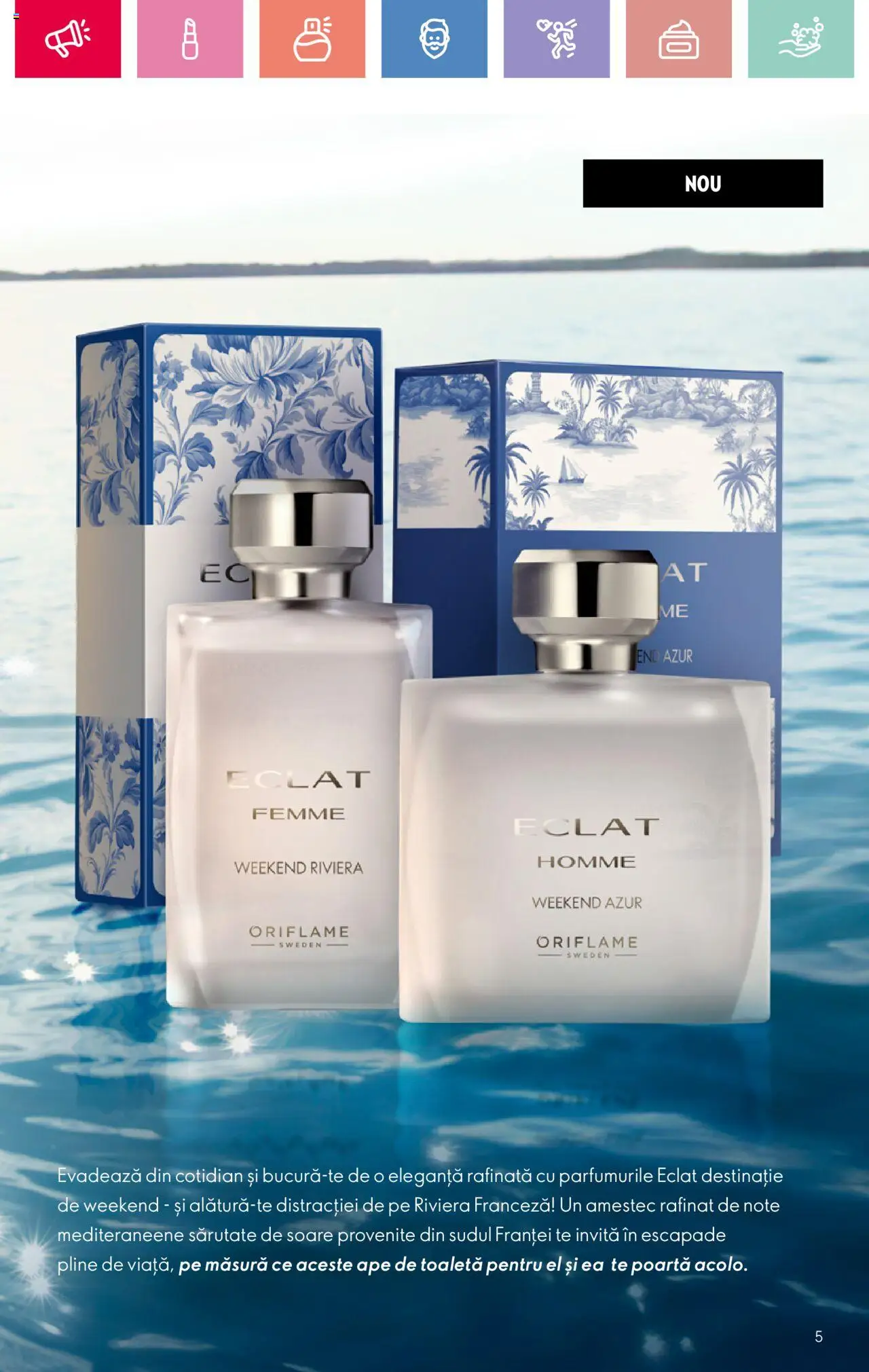 Catalog Oriflame 15 Iunie - 5 Iulie 2025 | Pagina 5 | Produse: Toaletă