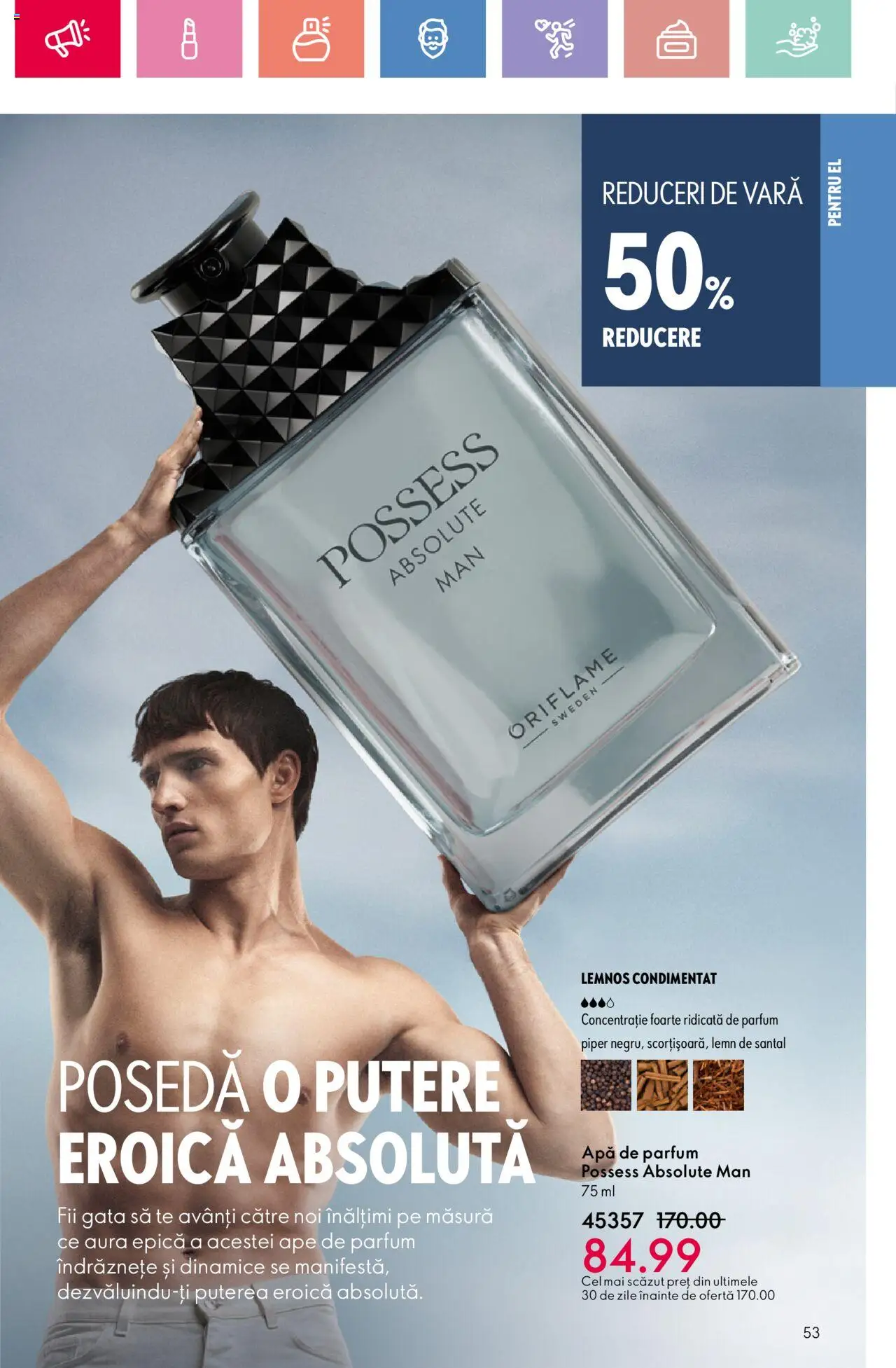 Catalog Oriflame 15 Iunie - 5 Iulie 2025 | Pagina 53 | Produse: Apă de parfum, Parfum, Apă, Piper