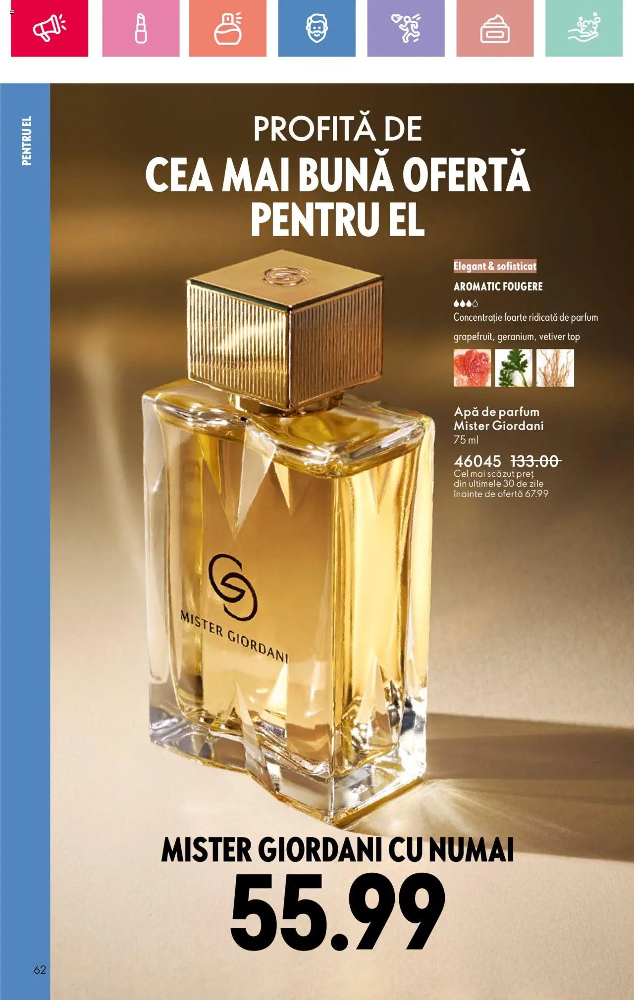 Catalog Oriflame 15 Iunie - 5 Iulie 2025 | Pagina 62 | Produse: Apă de parfum, Top, Parfum, Apă