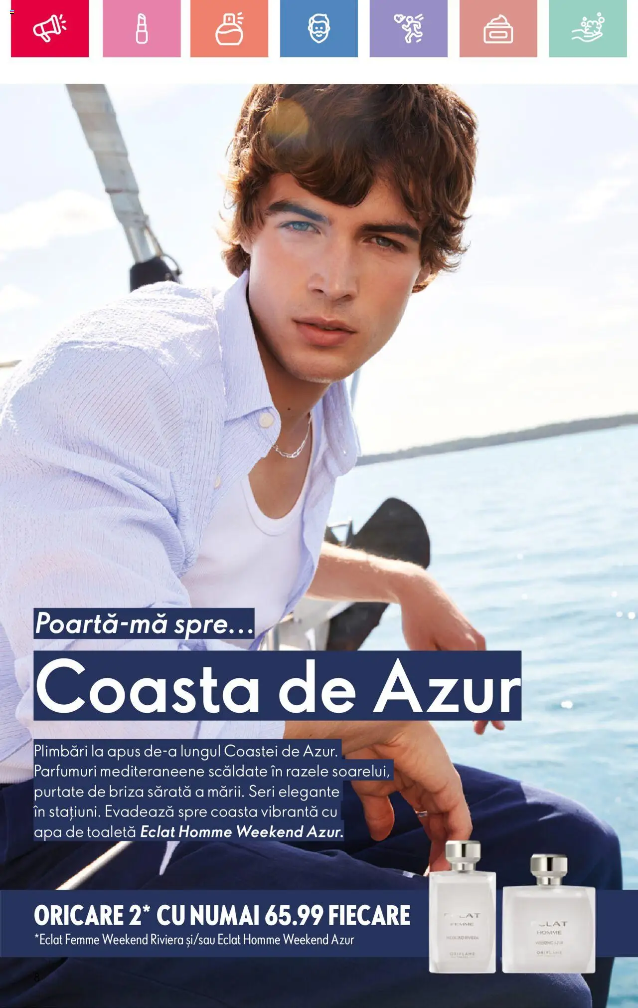 Catalog Oriflame 15 Iunie - 5 Iulie 2025 | Pagina 8 | Produse: Toaletă, Apă de toaletă, Apă