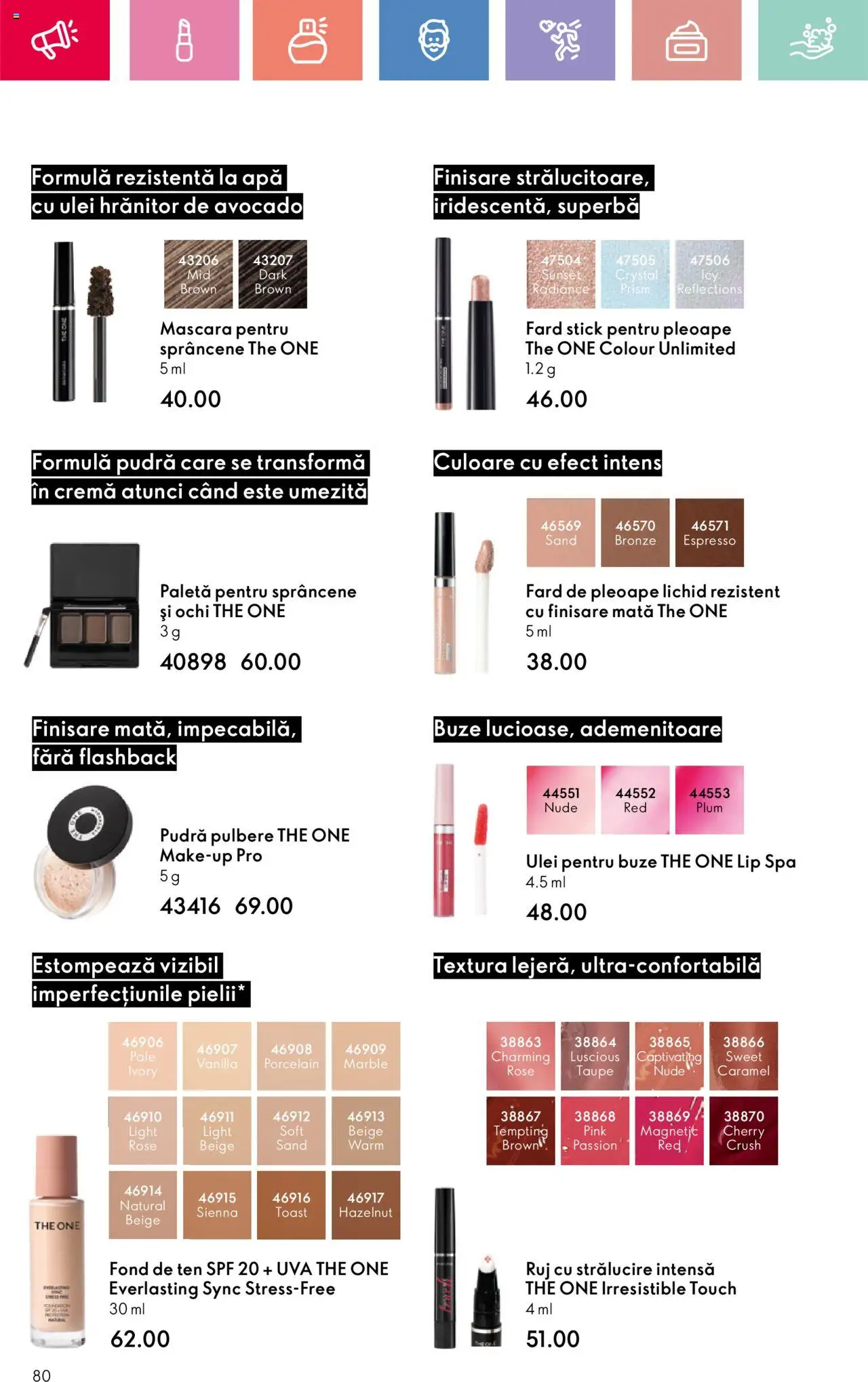 Catalog Oriflame 15 Iunie - 5 Iulie 2025 | Pagina 80 | Produse: Pudră, Mascara, Ulei, Avocado