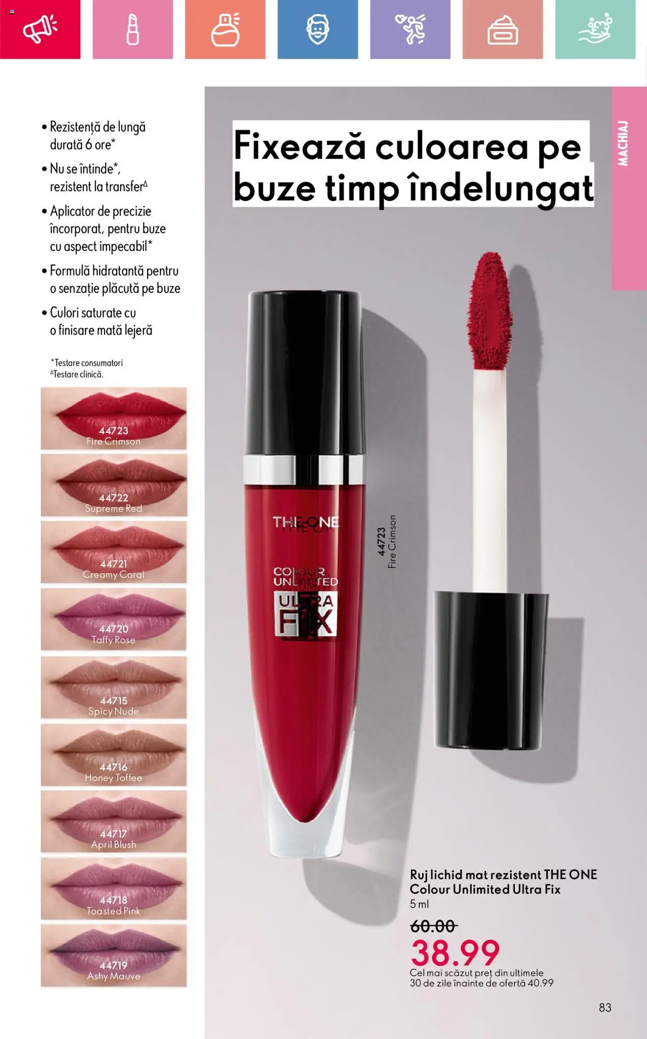 Catalog Oriflame 15 Iunie - 5 Iulie 2025 | Pagina 83 | Produse: Machiaj, Blush, Ruj