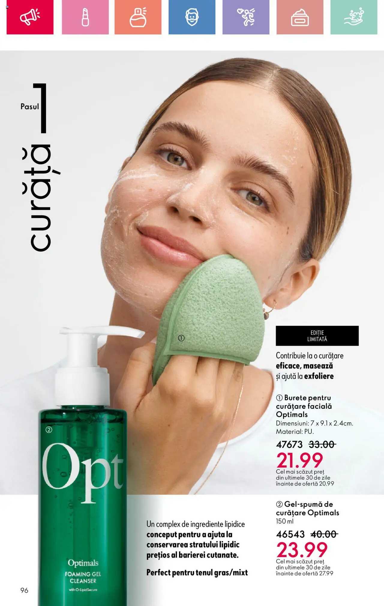 Catalog Oriflame 15 Iunie - 5 Iulie 2025 | Pagina 96 | Produse: Burete