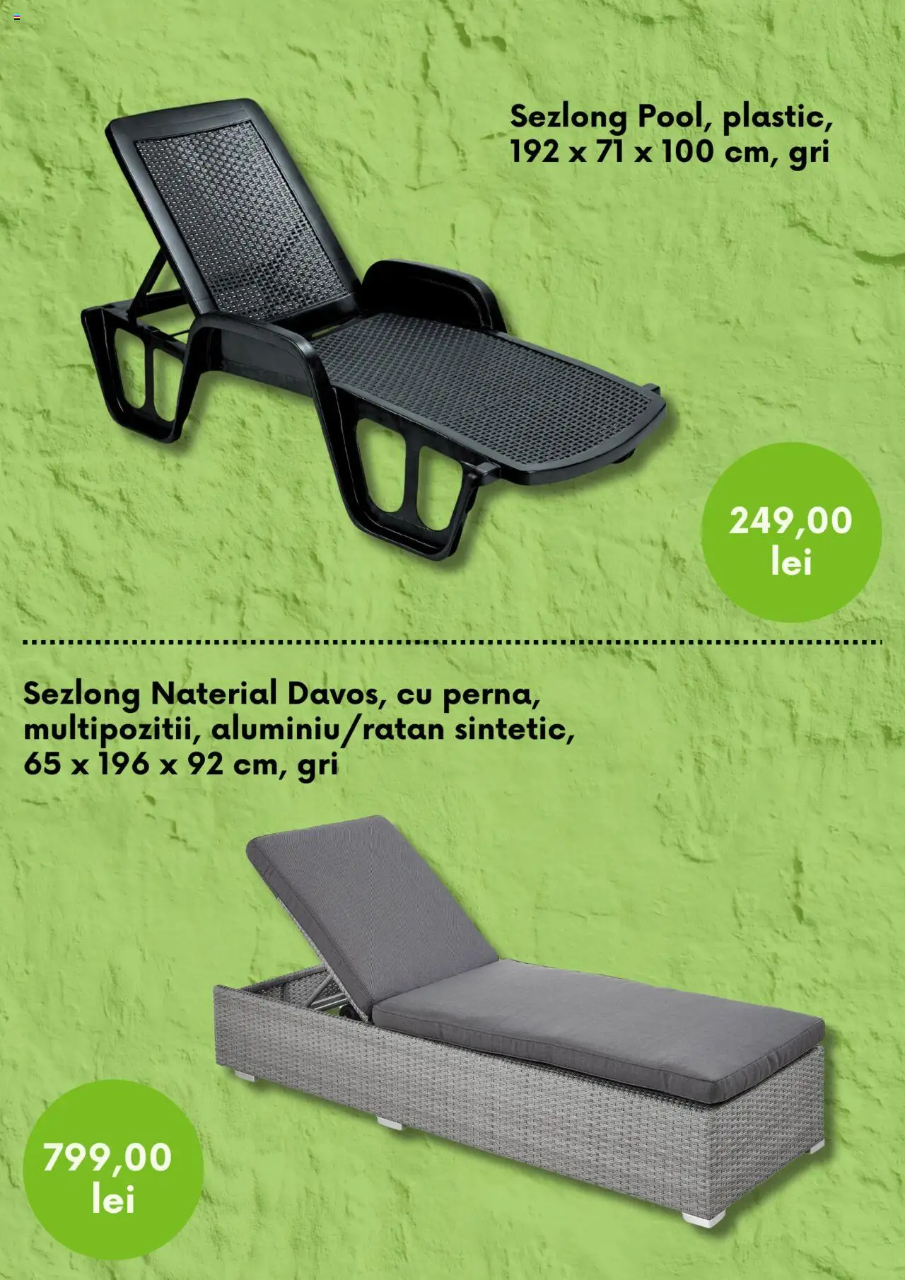 Catalog Leroy Merlin 19 Mai - 26 Iunie 2025 | Pagina 5 | Produse: Șezlong