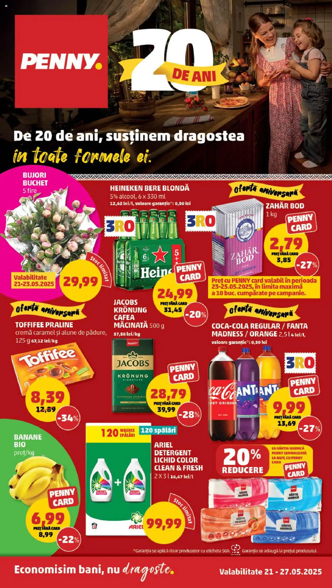 Catalog PENNY Market 21 - 27 Mai 2025 | Pagina 1 | Produse: Ödül oyuncağı, Alune, Köpek çiti, Detergent