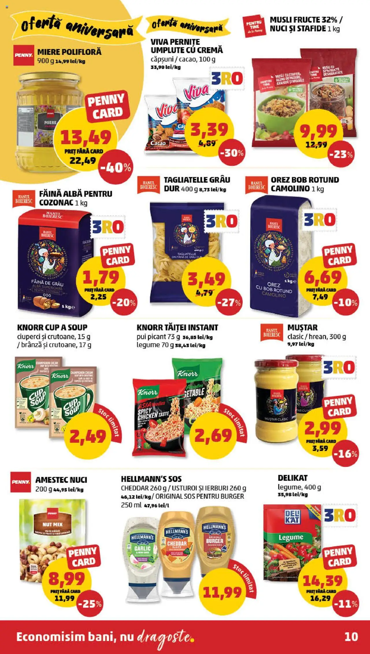Catalog PENNY Market 21 - 27 Mai 2025 | Pagina 10 | Produse: Hacıyatmaz Kedi Oyuncağı, Brânză, Făină, Burger