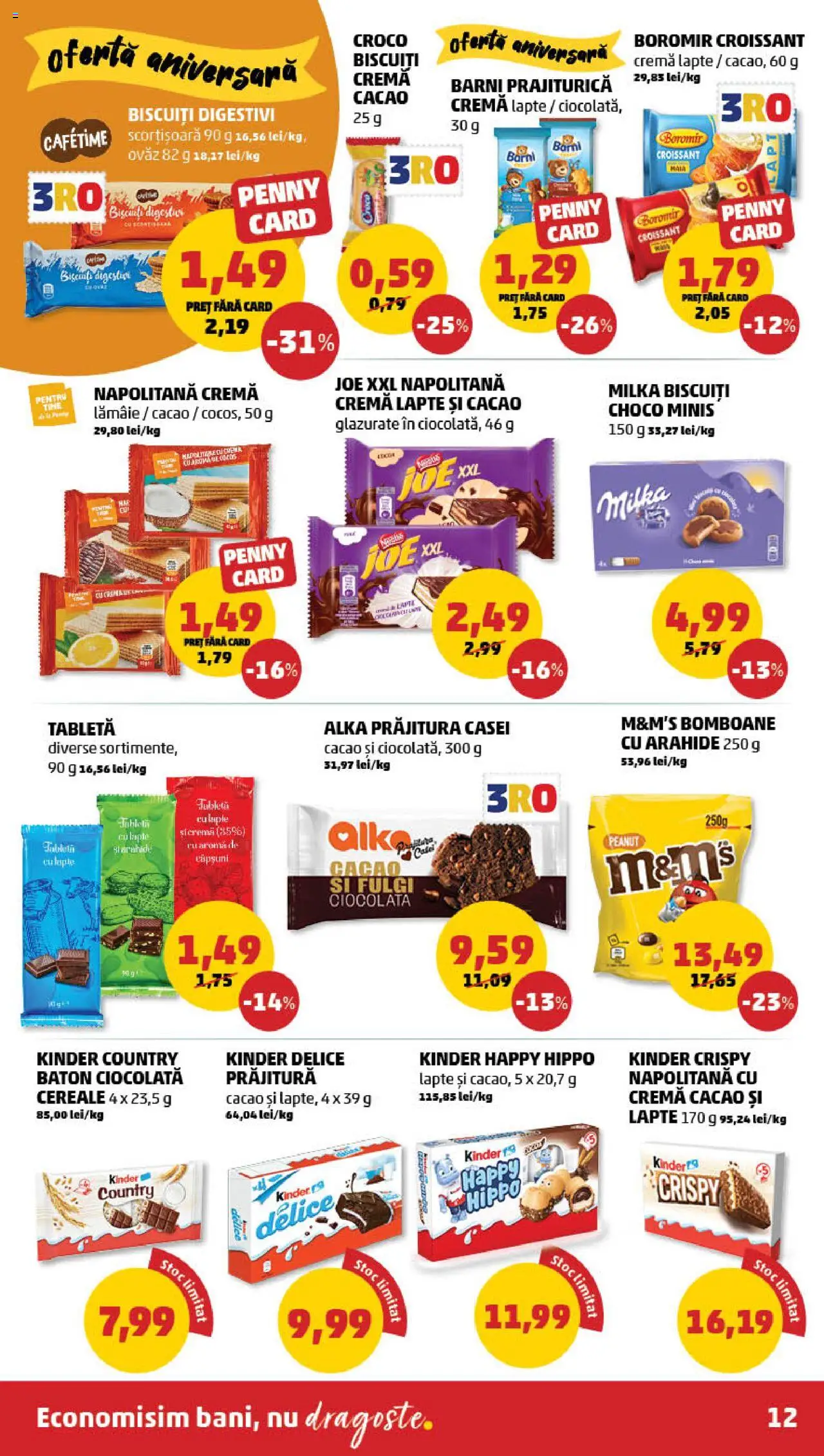 Catalog PENNY Market 21 - 27 Mai 2025 | Pagina 12 | Produse: Tabletă, Bomboane, Biscuiți, Fulgi