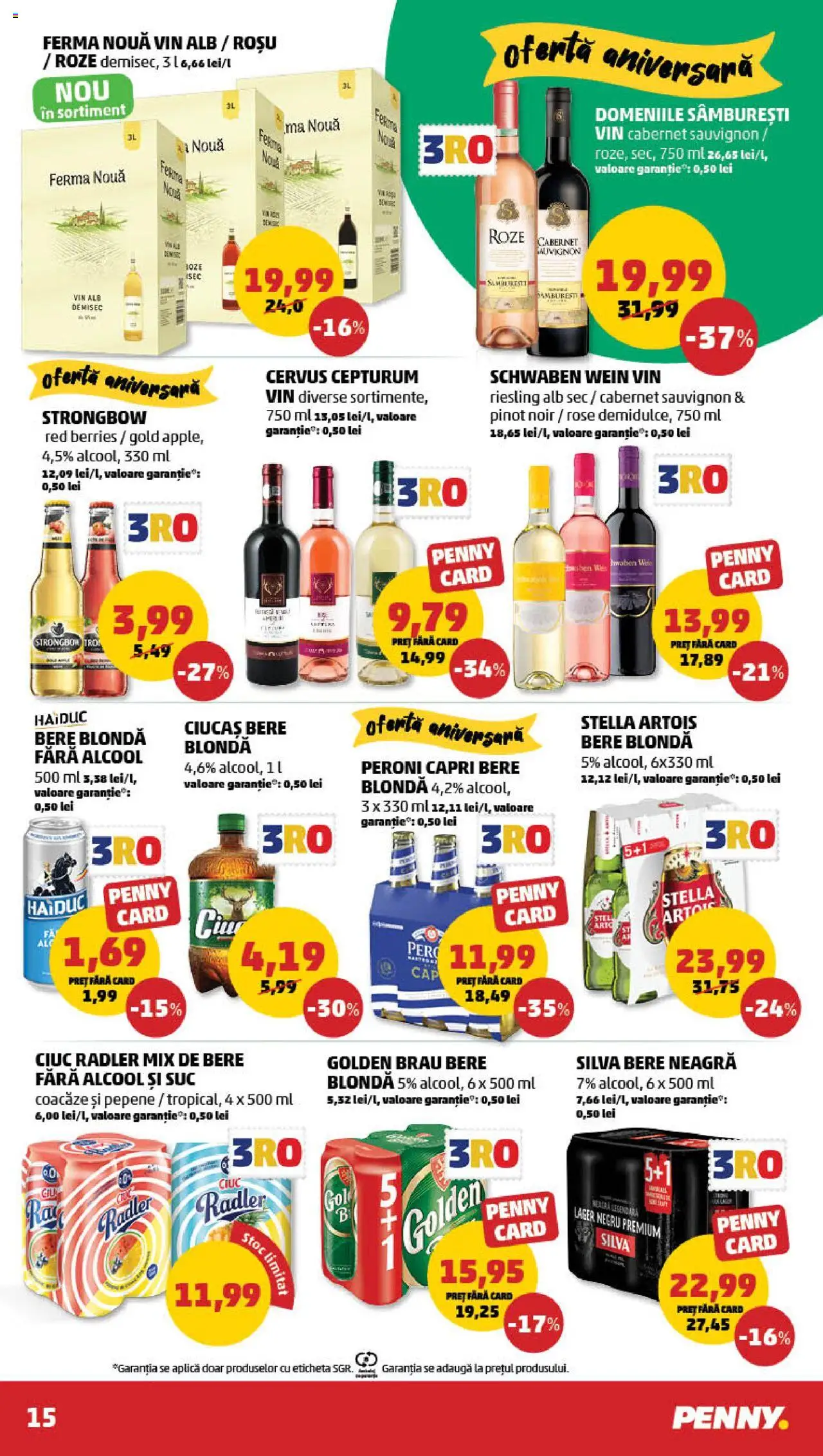Catalog PENNY Market 21 - 27 Mai 2025 | Pagina 15 | Produse: Atıştırmalık, Suc, Vin, Bere