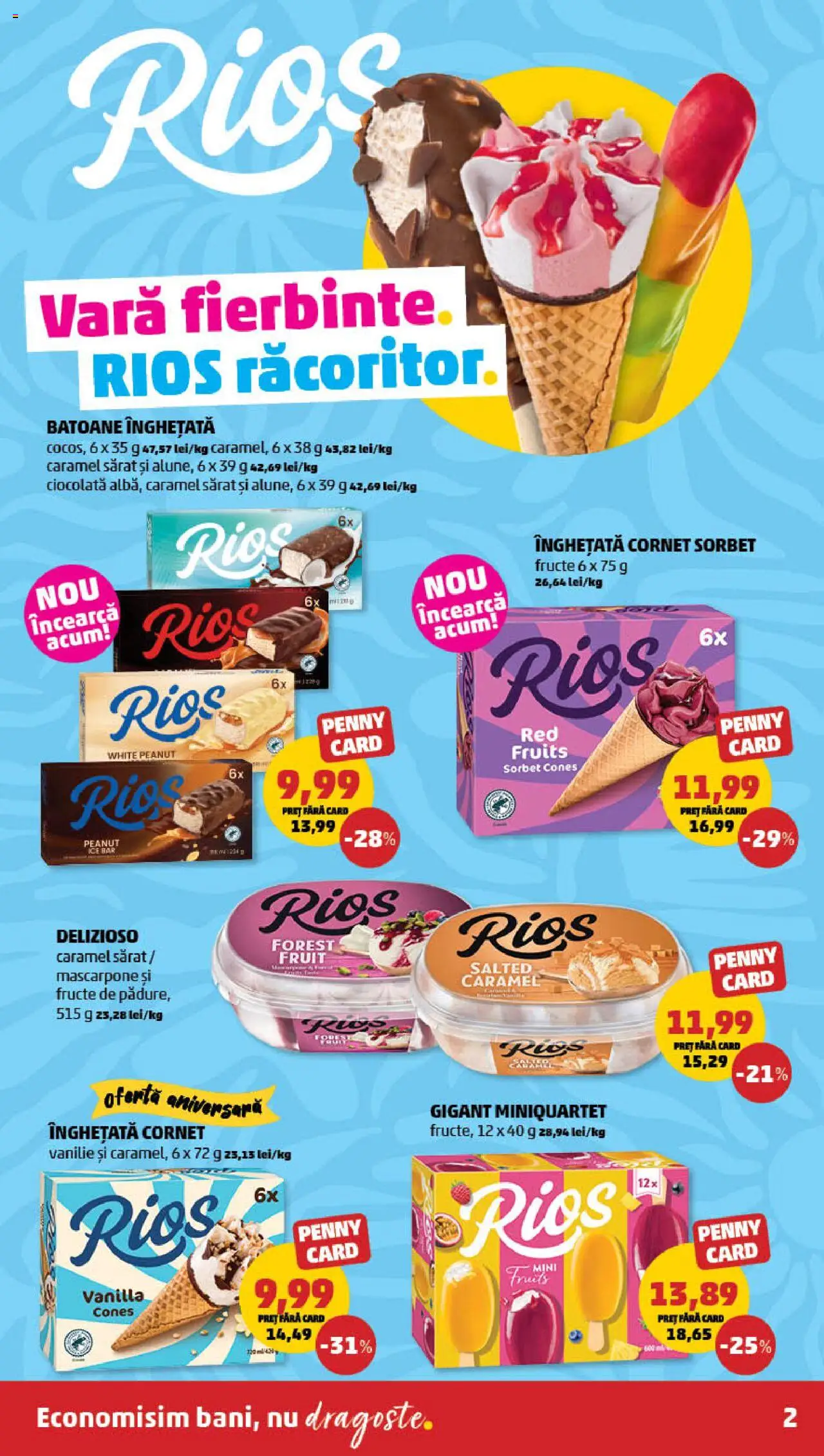 Catalog PENNY Market 21 - 27 Mai 2025 | Pagina 2 | Produse: Ciocolată, Mascarpone, Înghețată, Fructe