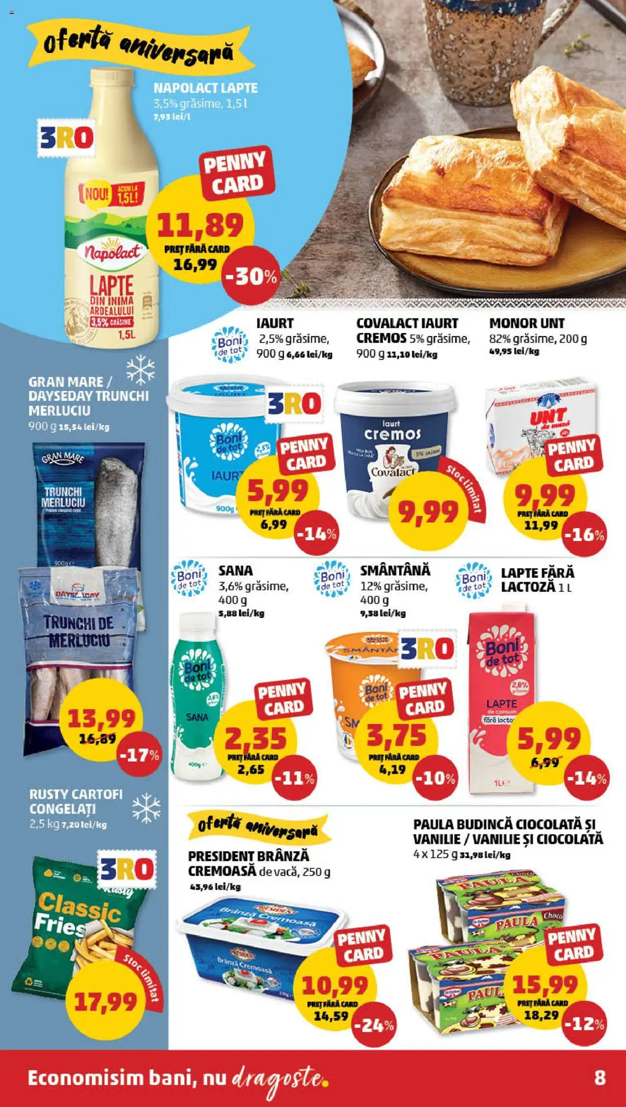 Catalog PENNY Market 21 - 27 Mai 2025 | Pagina 8 | Produse: Lapte, Brânză, Ciocolată, Cartofi