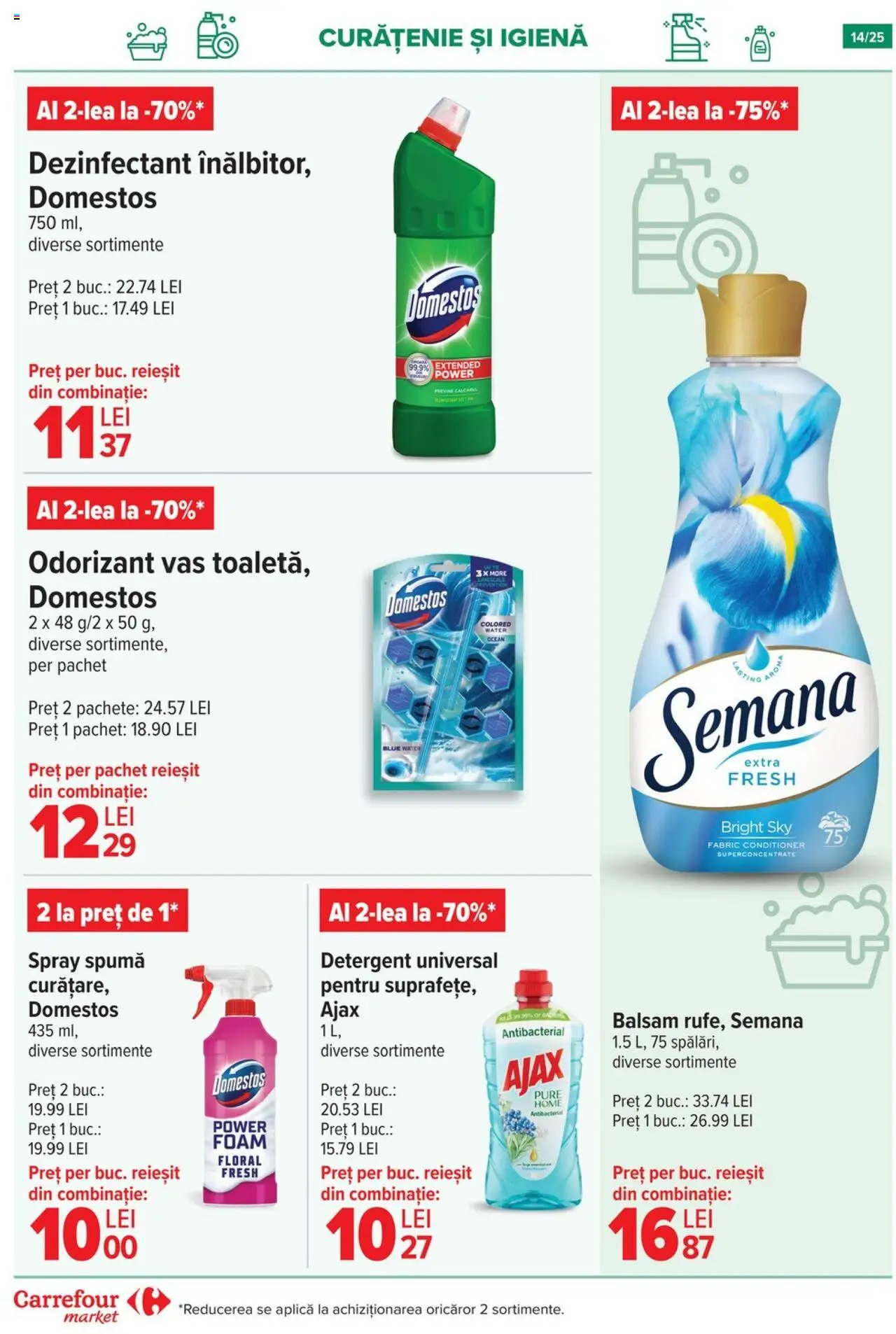 Catalog Carrefour 21 Mai - 3 Iunie 2025 | Pagina 14 | Produse: Balsam, Detergent