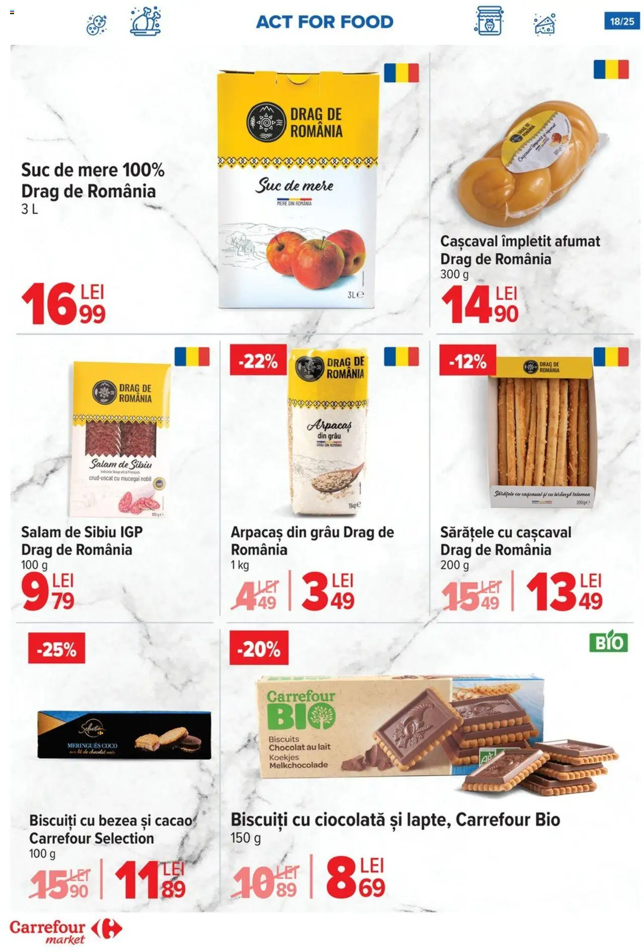 Catalog Carrefour 21 Mai - 3 Iunie 2025 | Pagina 18 | Produse: Cașcaval, Ciocolată, Cacao, Biscuiți