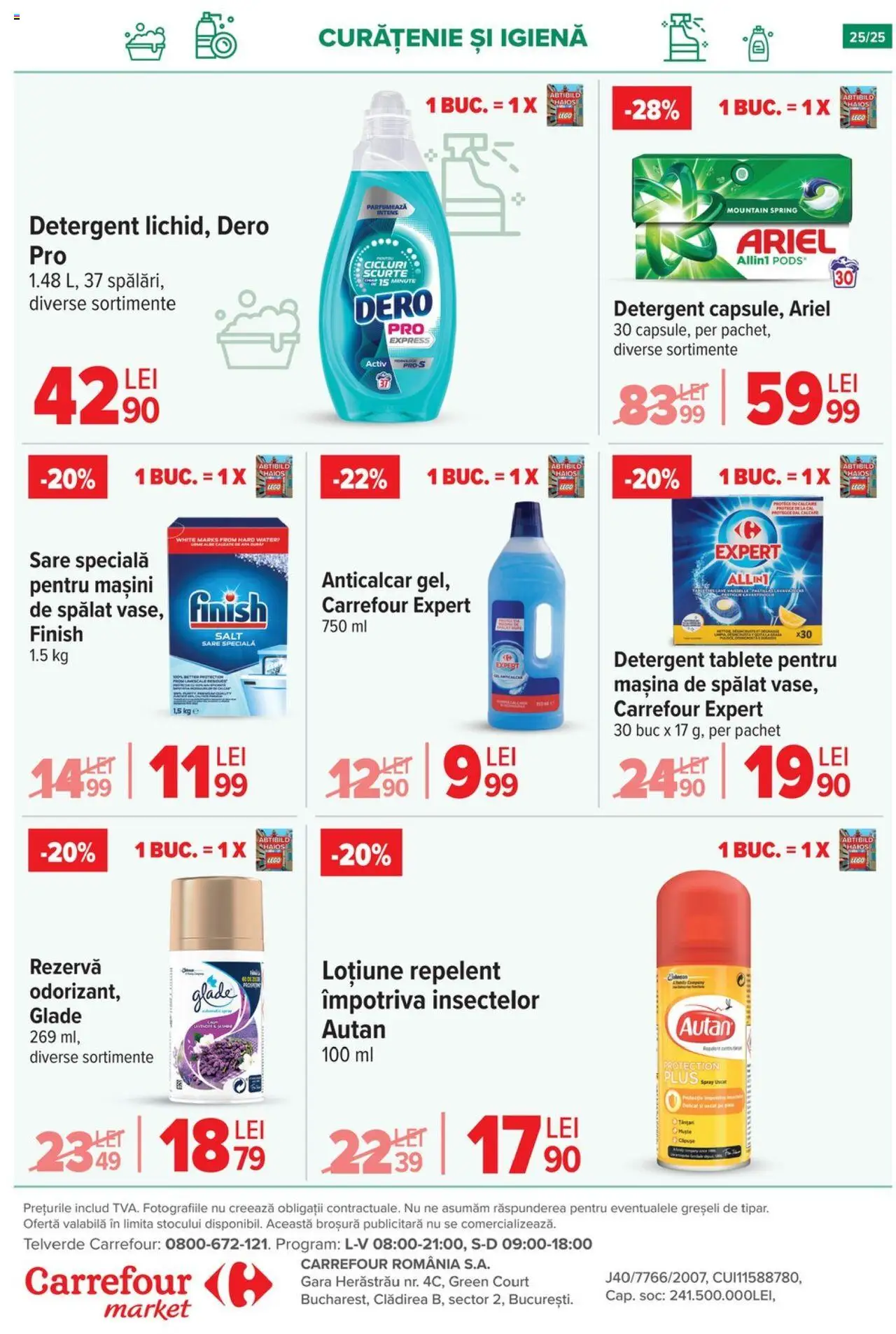 Catalog Carrefour 21 Mai - 3 Iunie 2025 | Pagina 25 | Produse: Mașină De Spălat, Detergent, Sare