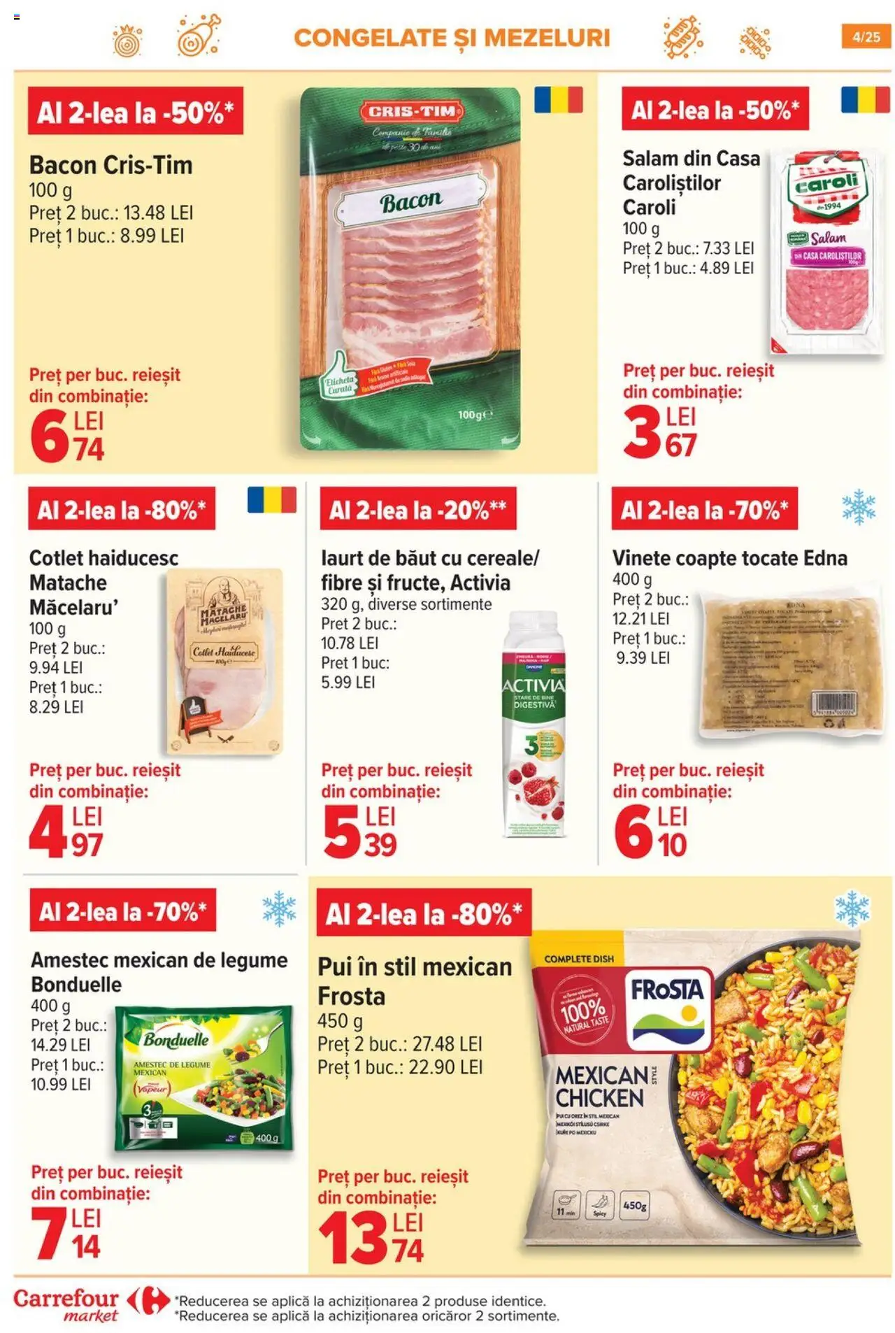 Catalog Carrefour 21 Mai - 3 Iunie 2025 | Pagina 4 | Produse: Lait de coco, Hacıyatmaz Kedi Oyuncağı, Bacon, Salam