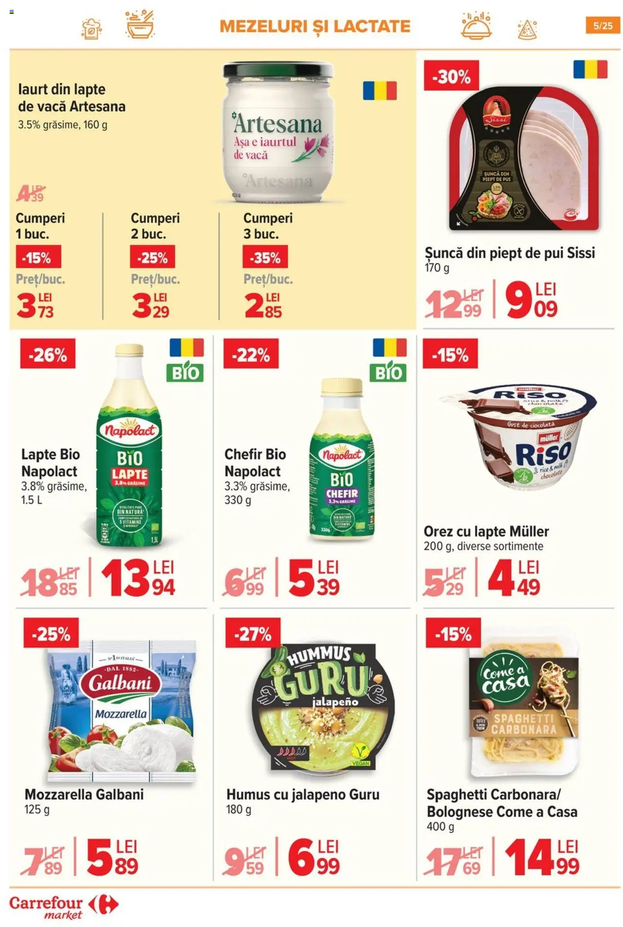 Catalog Carrefour 21 Mai - 3 Iunie 2025 | Pagina 5 | Produse: Şerit ödül, Hacıyatmaz Kedi Oyuncağı, Ciocolată, Șuncă