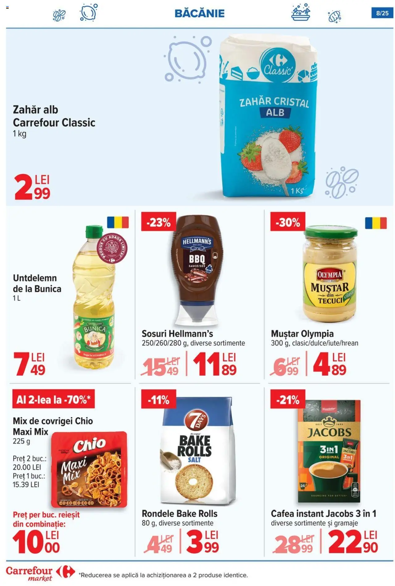 Catalog Carrefour 21 Mai - 3 Iunie 2025 | Pagina 8 | Produse: Covrigei, Cafea, Muștar, Zahăr