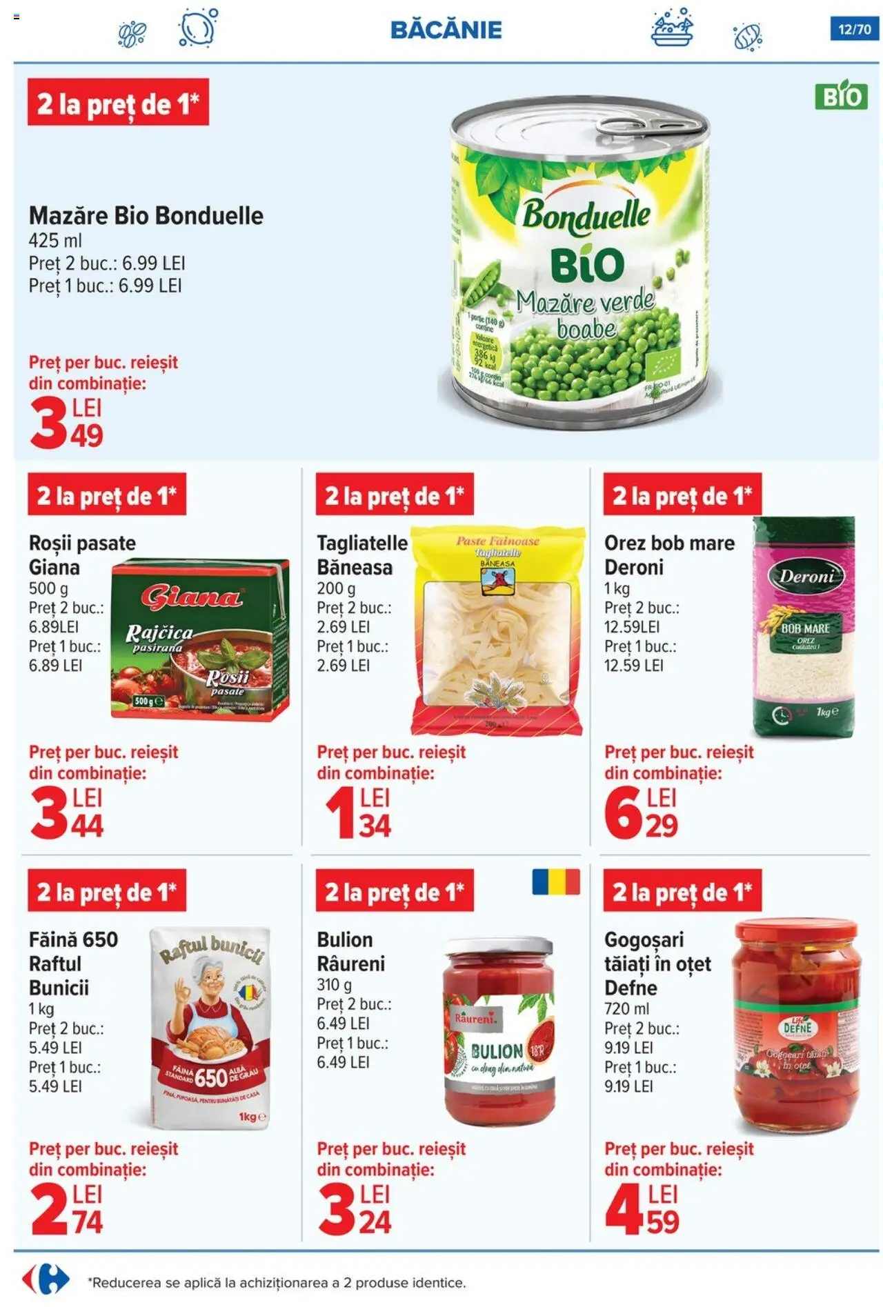 Catalog Carrefour 21 Mai - 3 Iunie 2025 | Pagina 12 | Produse: Şerit ödül, Oțet, Făină, Roșii