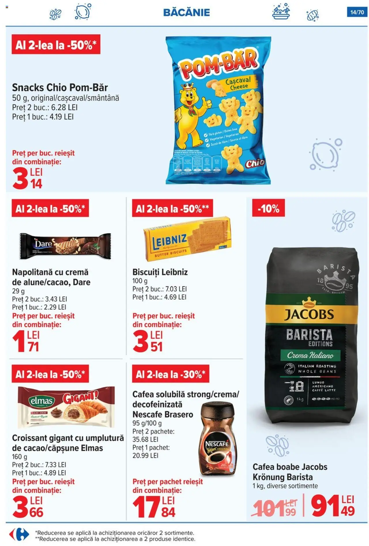 Catalog Carrefour 21 Mai - 3 Iunie 2025 | Pagina 14 | Produse: Cașcaval, Köpek çiti, Cremă, Biscuiți