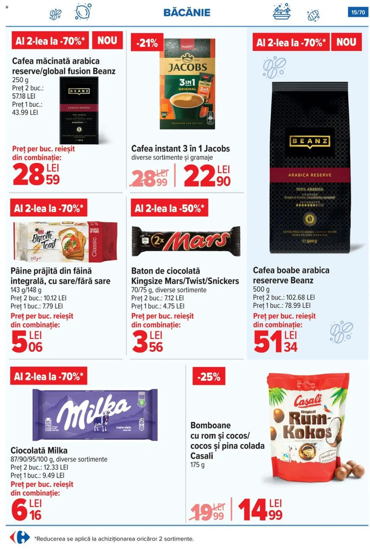 Catalog Carrefour 21 Mai - 3 Iunie 2025 | Pagina 15 | Produse: Lapte, Pâine, Ciocolată, Sare
